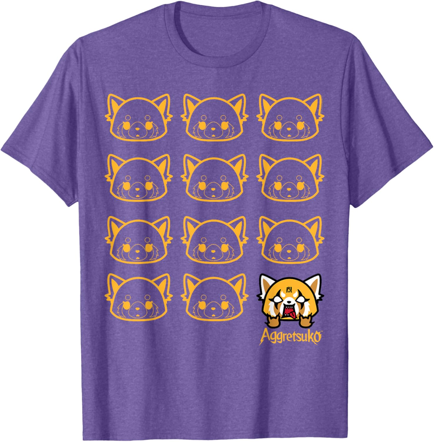 Aggretsuko Real T-Shirt for Fans – Comfortable Cartoon-themed Apparel - 19