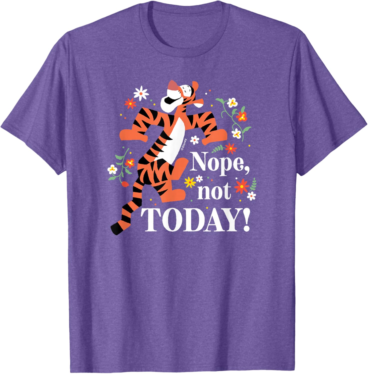 Winnie The Pooh Tigger Nope Not Today T-Shirt Fun Cozy Apparel - 4