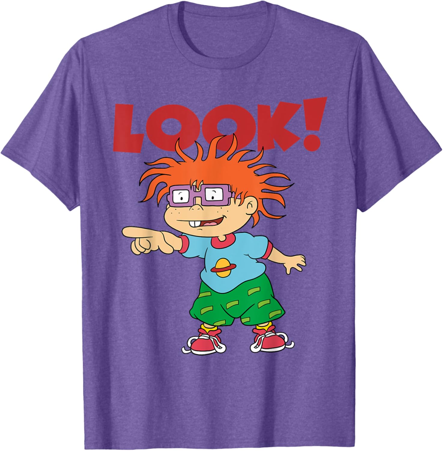 Mademark Rugrats Chuckie Finster Look T-Shirt for Kids and Adults - 7