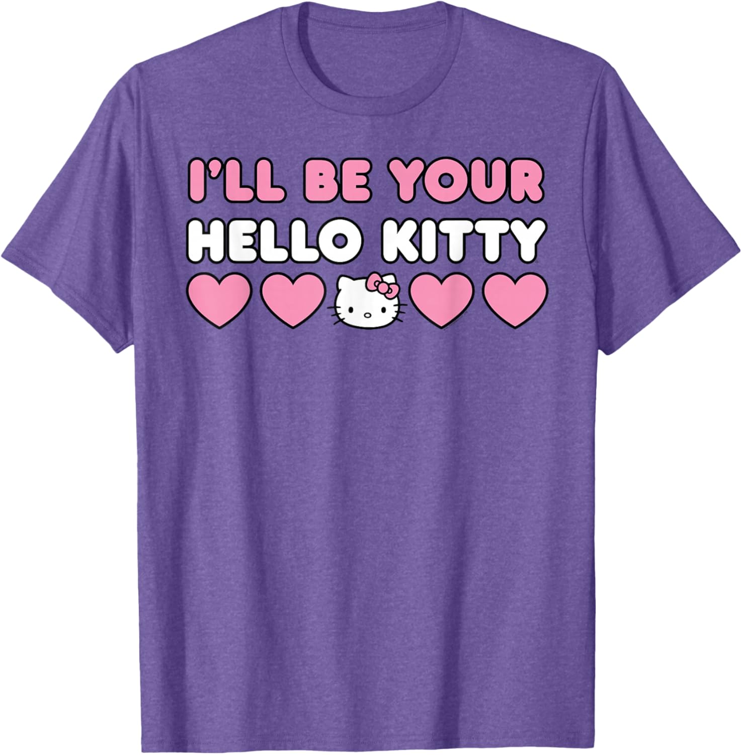 Cute Hello Kitty Couples Matching Valentine's Day T-Shirt for Lovers - 17
