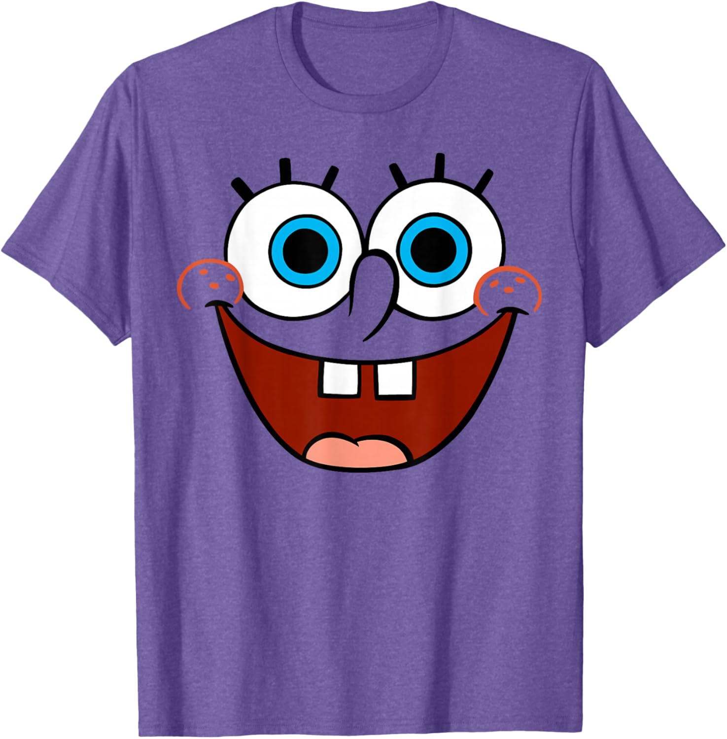 Spongebob SquarePants Fun Smiling Face Large T-Shirt for Kids and Adults - 2