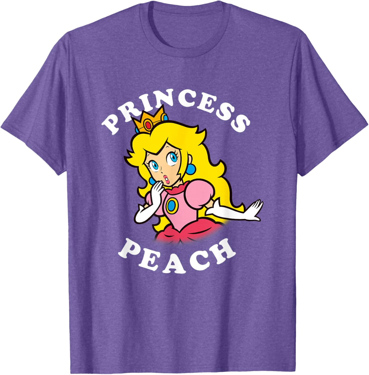 Super Mario Princess Peach Big Portrait T-Shirt for Fans and Collectors - 18