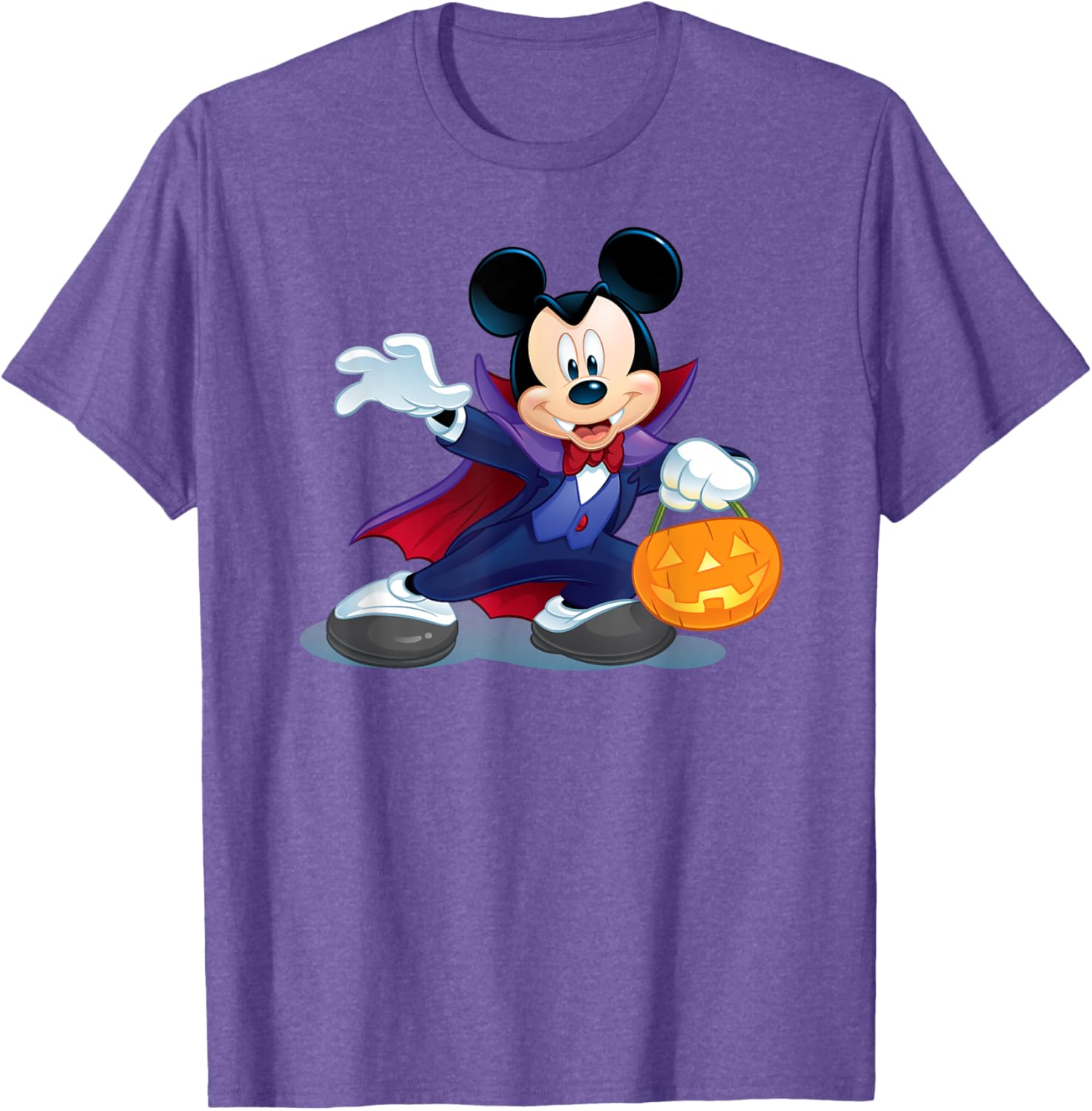 Disney Halloween Mickey Mouse Vampire T-Shirt for Fun Holiday Style - 3