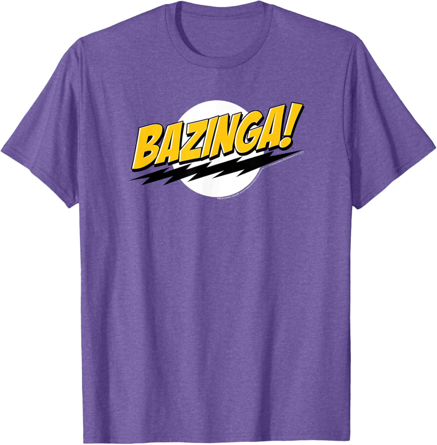 Big Bang Theory Bazinga Logo T-Shirt for Fans of Comedy TV Shows - 1