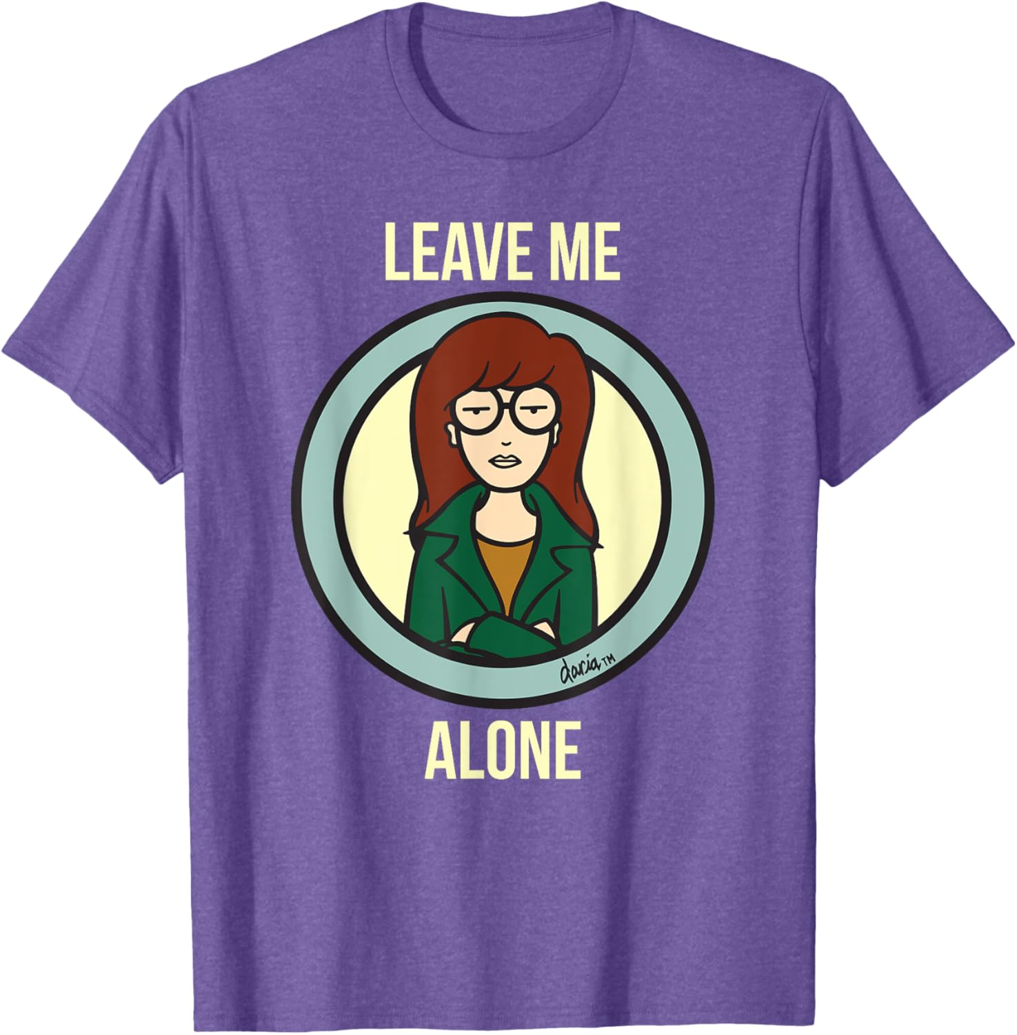 Mademark x Daria Leave Me Alone T-Shirt for Trendy Casual Wear - 3