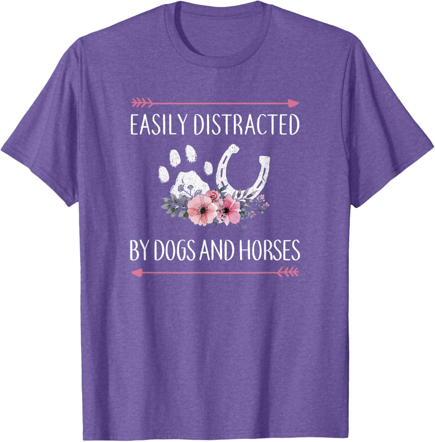 Horse Lover T-Shirt for Women, Teens, and Girls - Cute Horse Design - 9