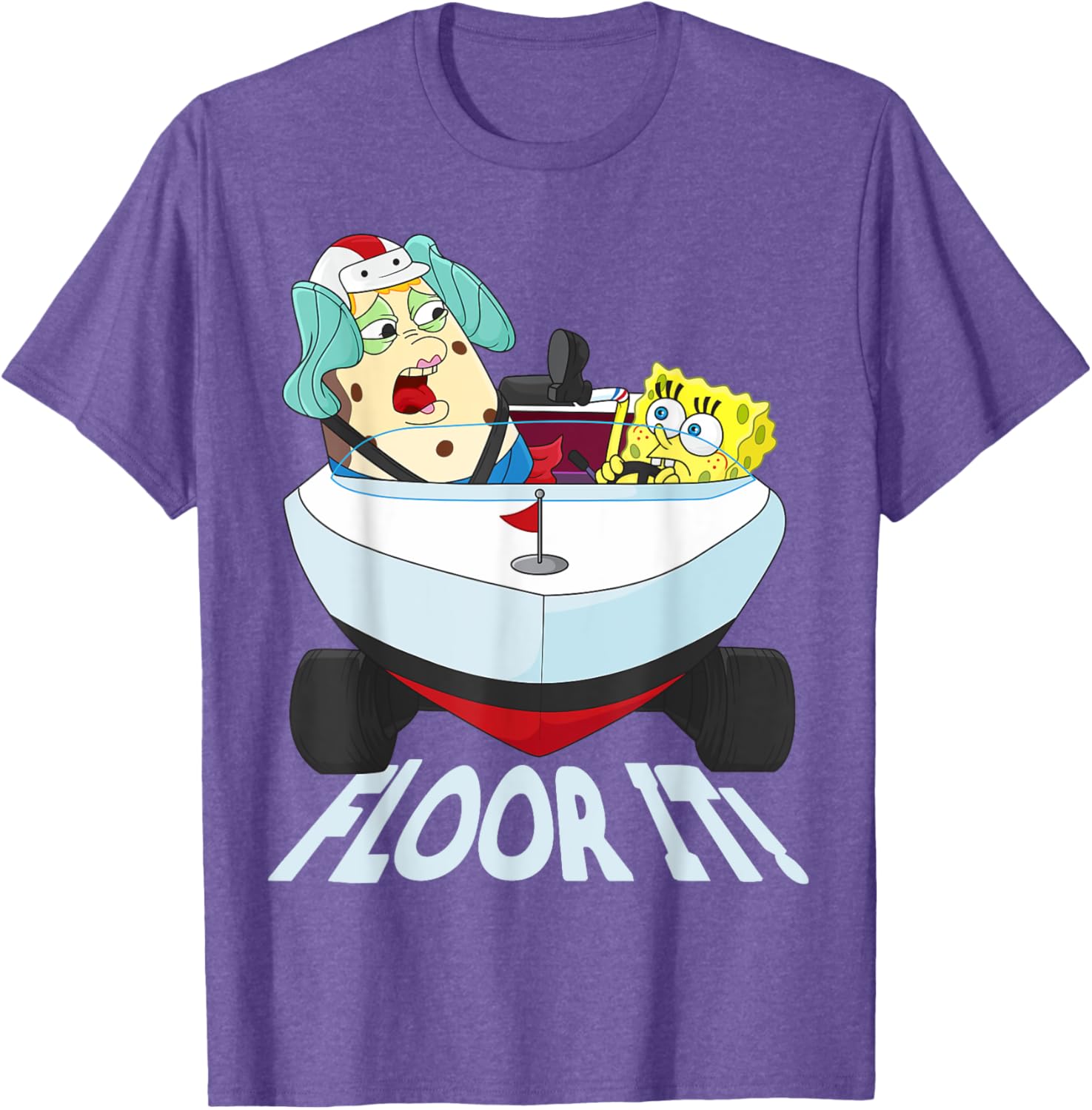 Mademark x SpongeBob SquarePants Floor It T-Shirt for Fun and Style - 11