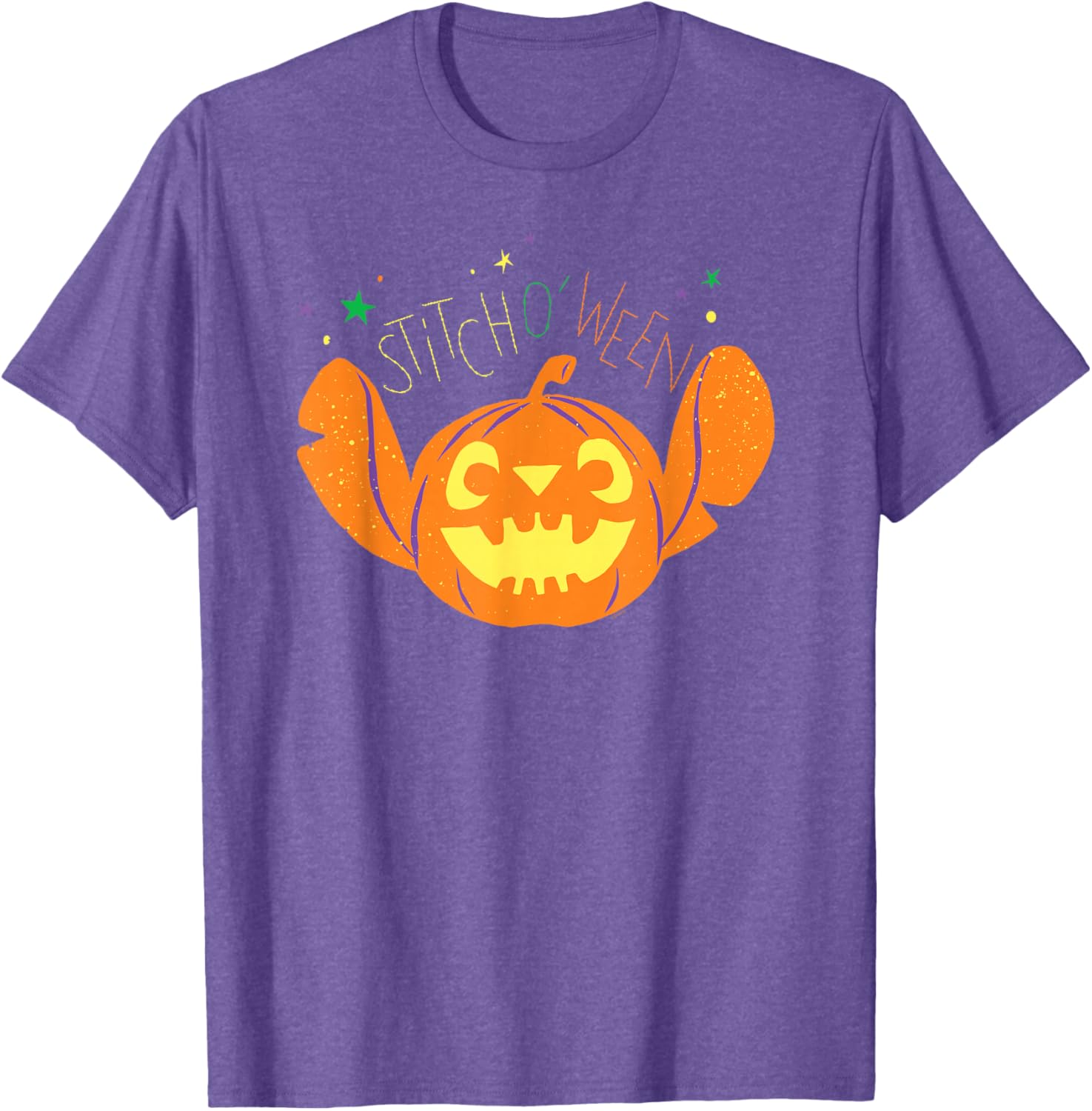 Lilo & Stitch Halloween T-Shirt Jack o' Lantern Design for Fun O'ween Celebrations - 4
