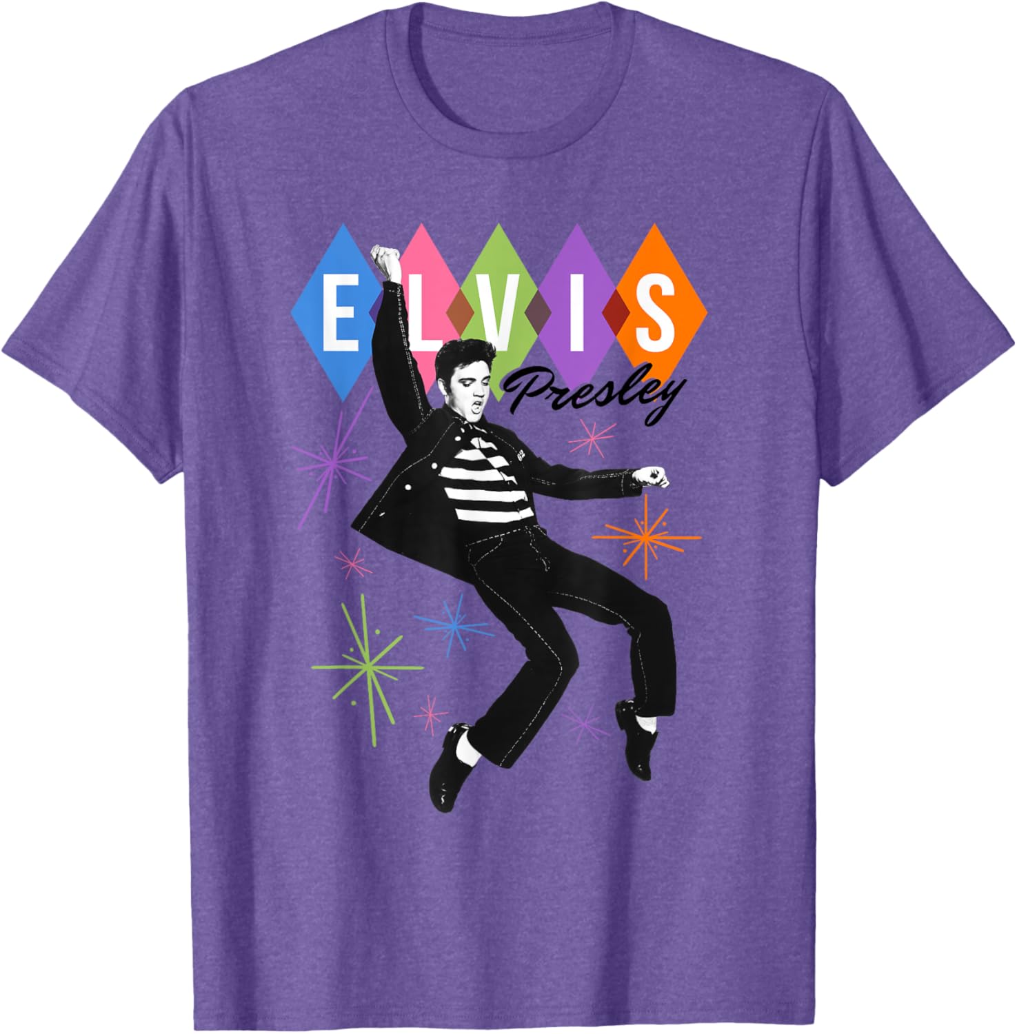 Elvis Presley Official Dancing Star T-Shirt - Vintage Style Music Apparel - 8