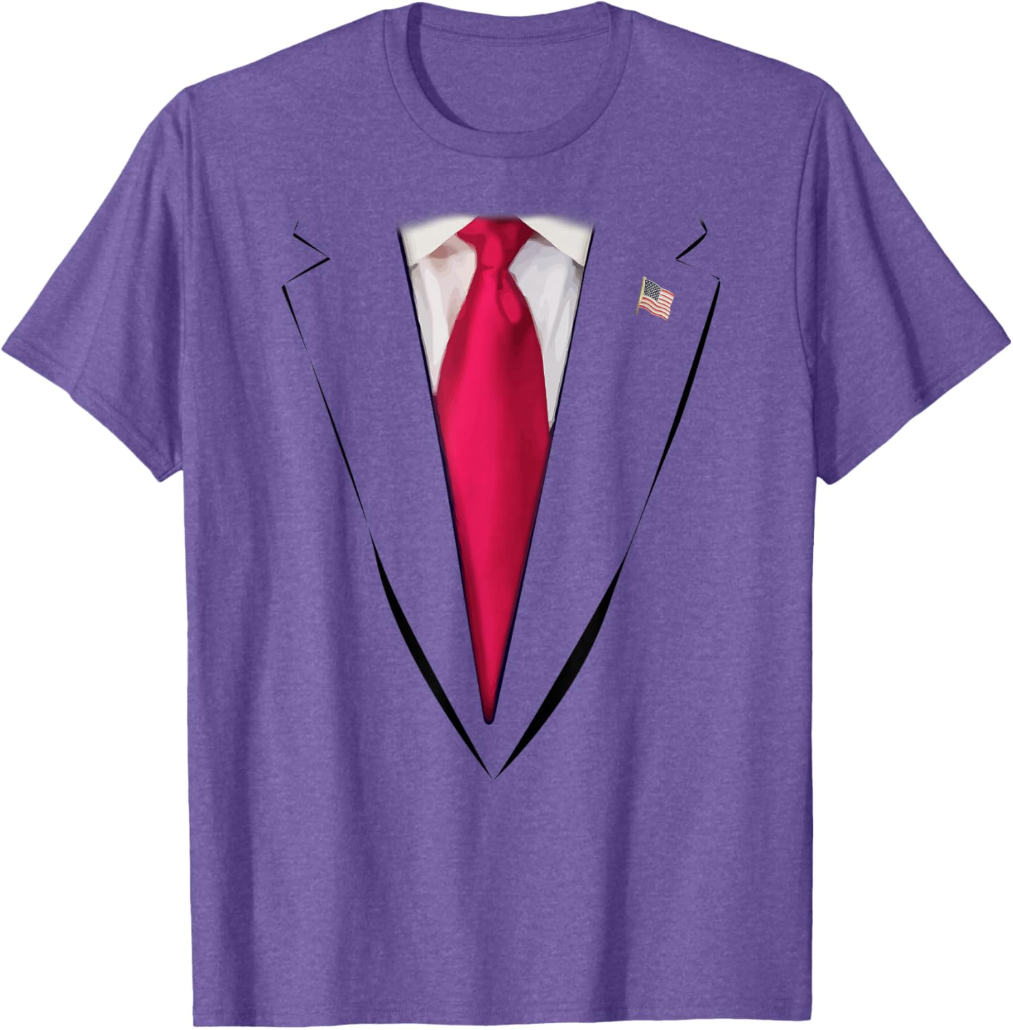 USA President Trump Suit Halloween Costume T-Shirt for Fun Celebrations - 5