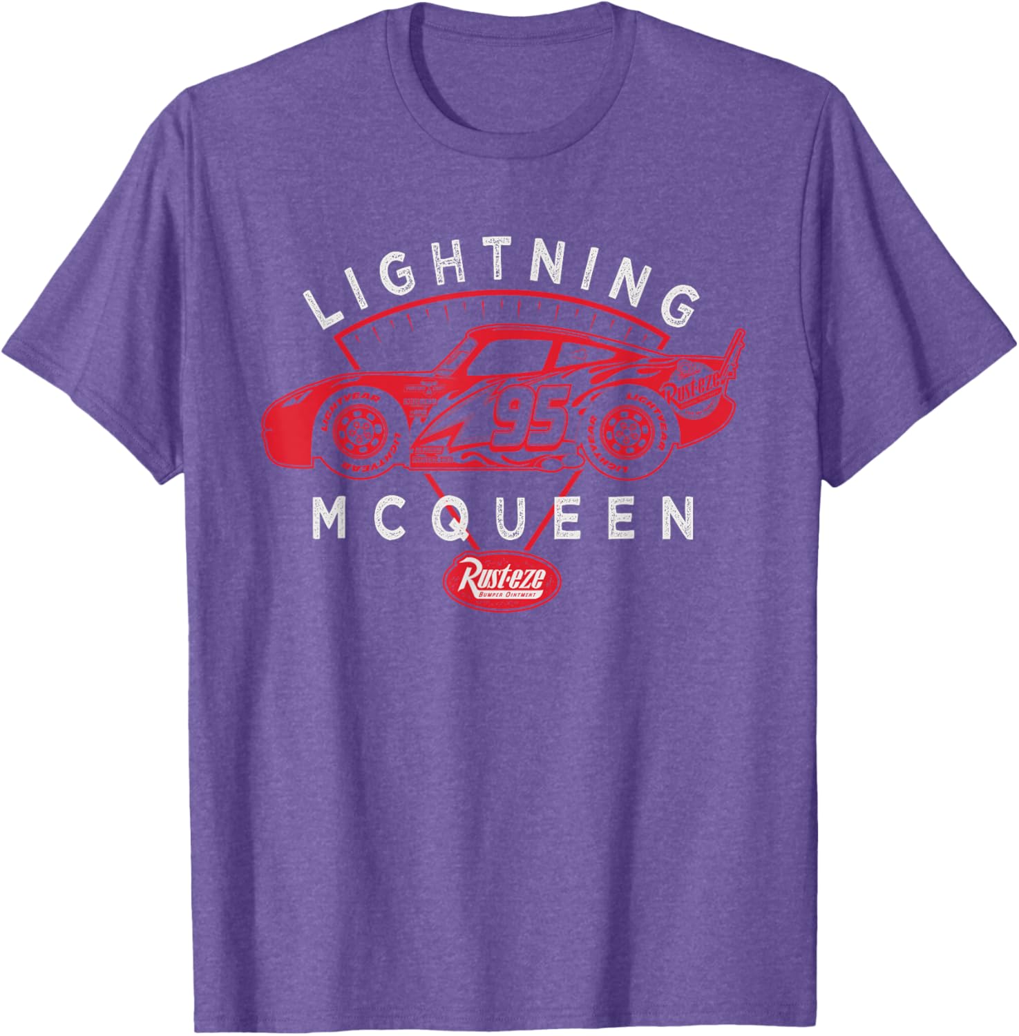 Lightning McQueen Rust-Eze Logo T-Shirt for Disney and Pixar Fans - 7