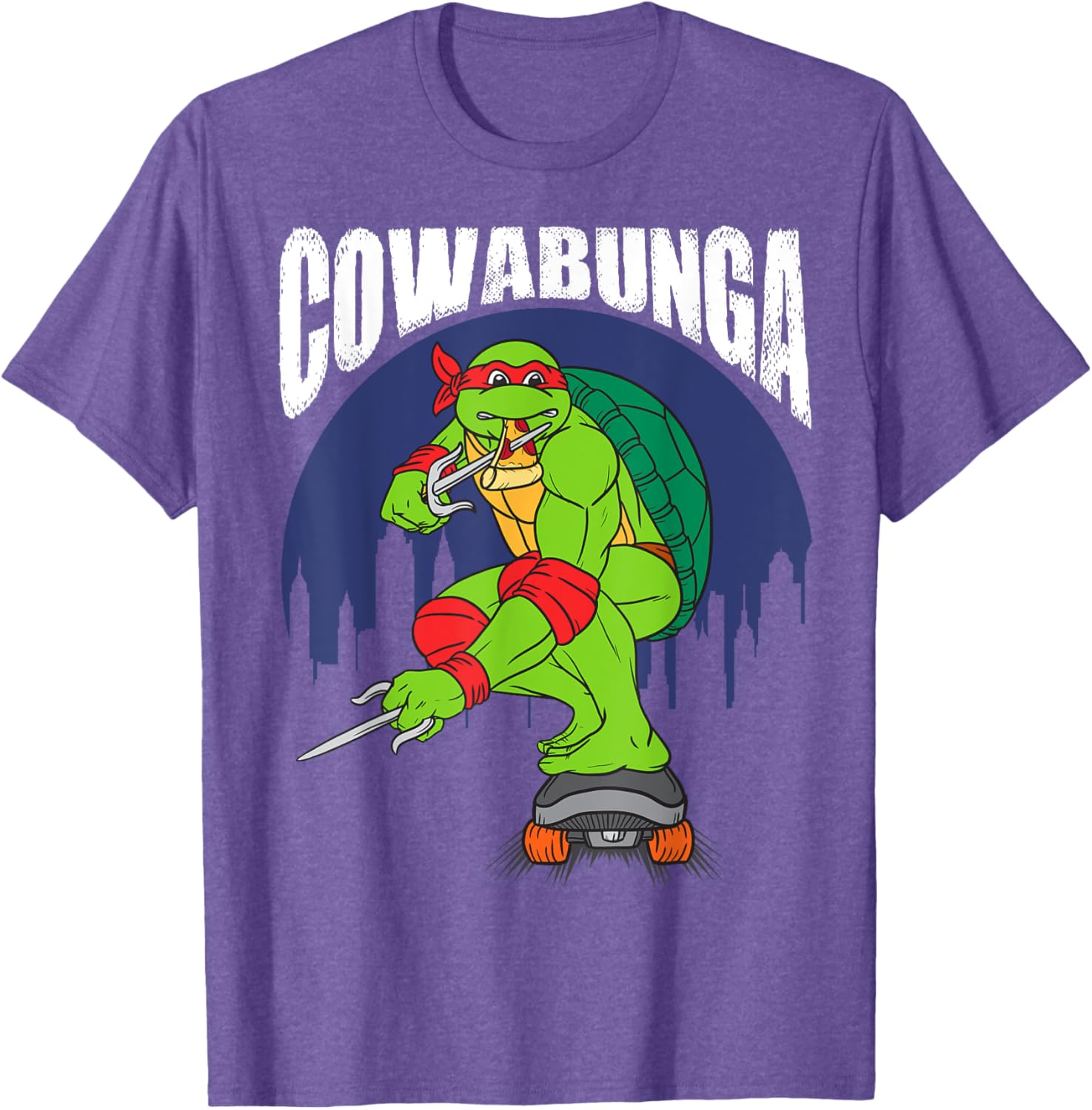 Mademark Teenage Mutant Ninja Turtles Cowabunga Raphael Pizza T-Shirt - 7