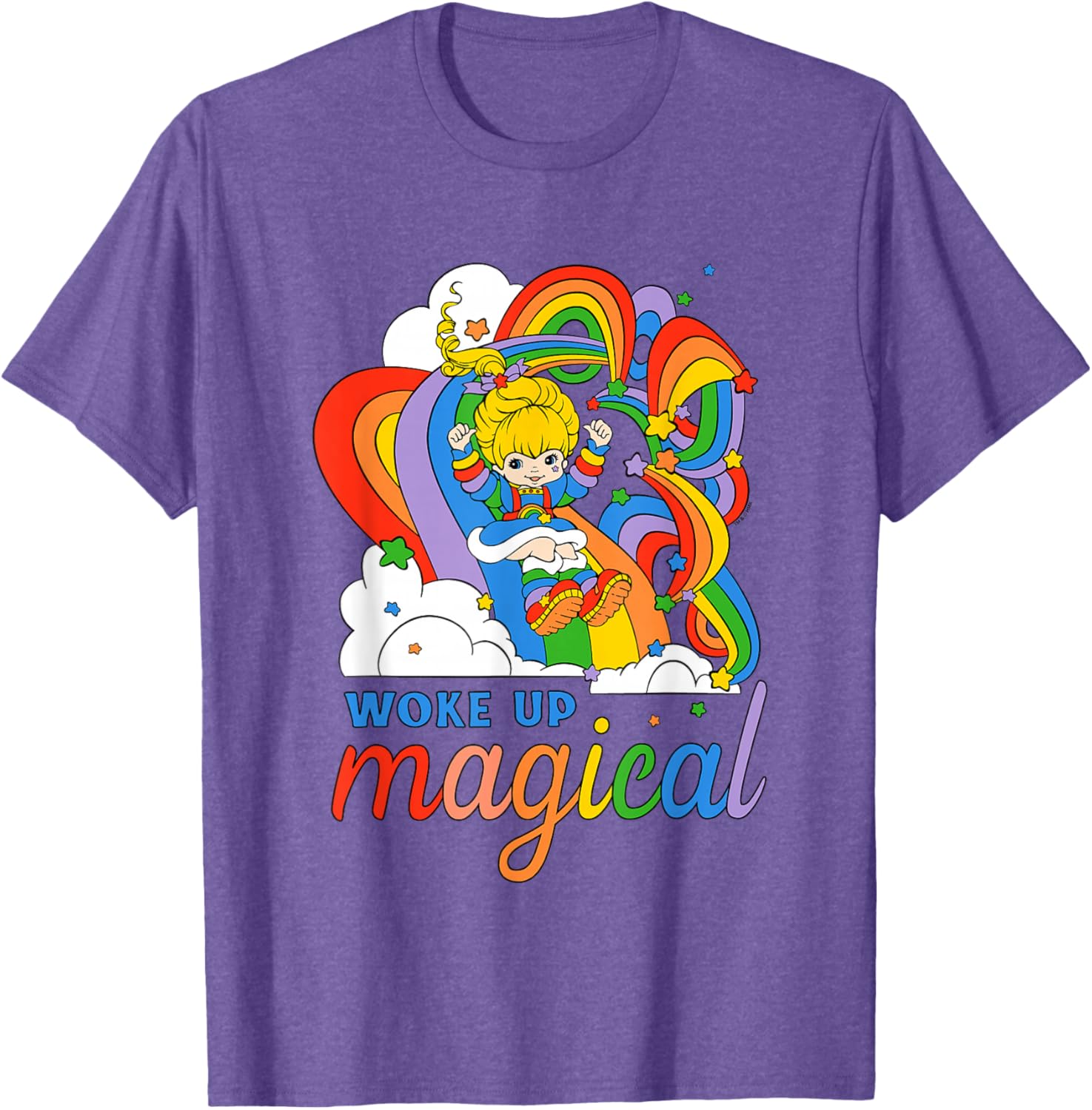Rainbow Brite Vintage Slide T-Shirt Magical Retro Style for All Ages - 9