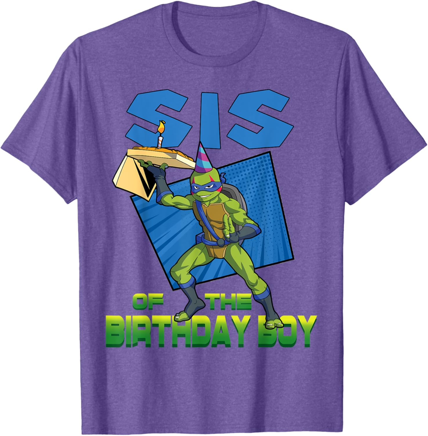 Mademark Teenage Mutant Ninja Turtles Leo Pizza Party T-Shirt for Kids - 21