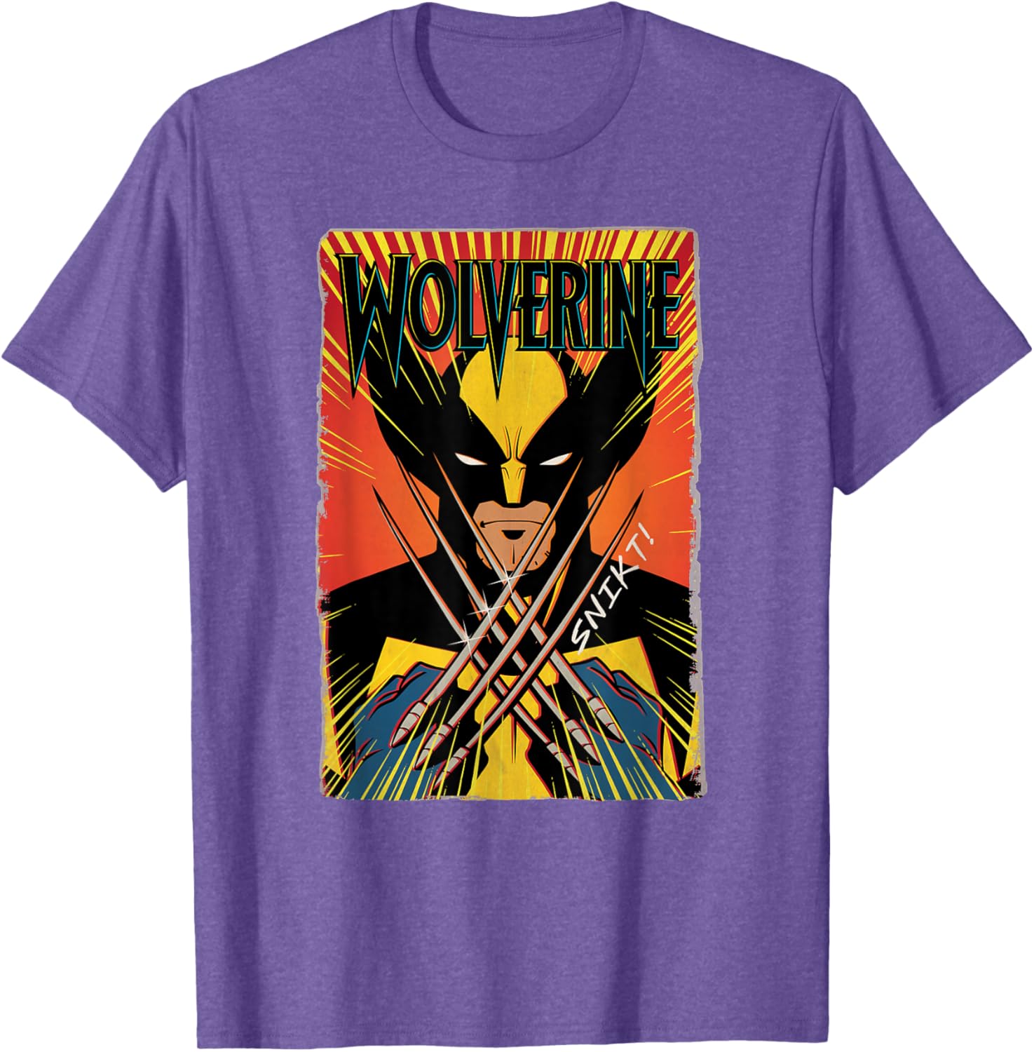 Vintage X-Men 97 Wolverine Claws Snikt T-Shirt for Marvel Fans - 12