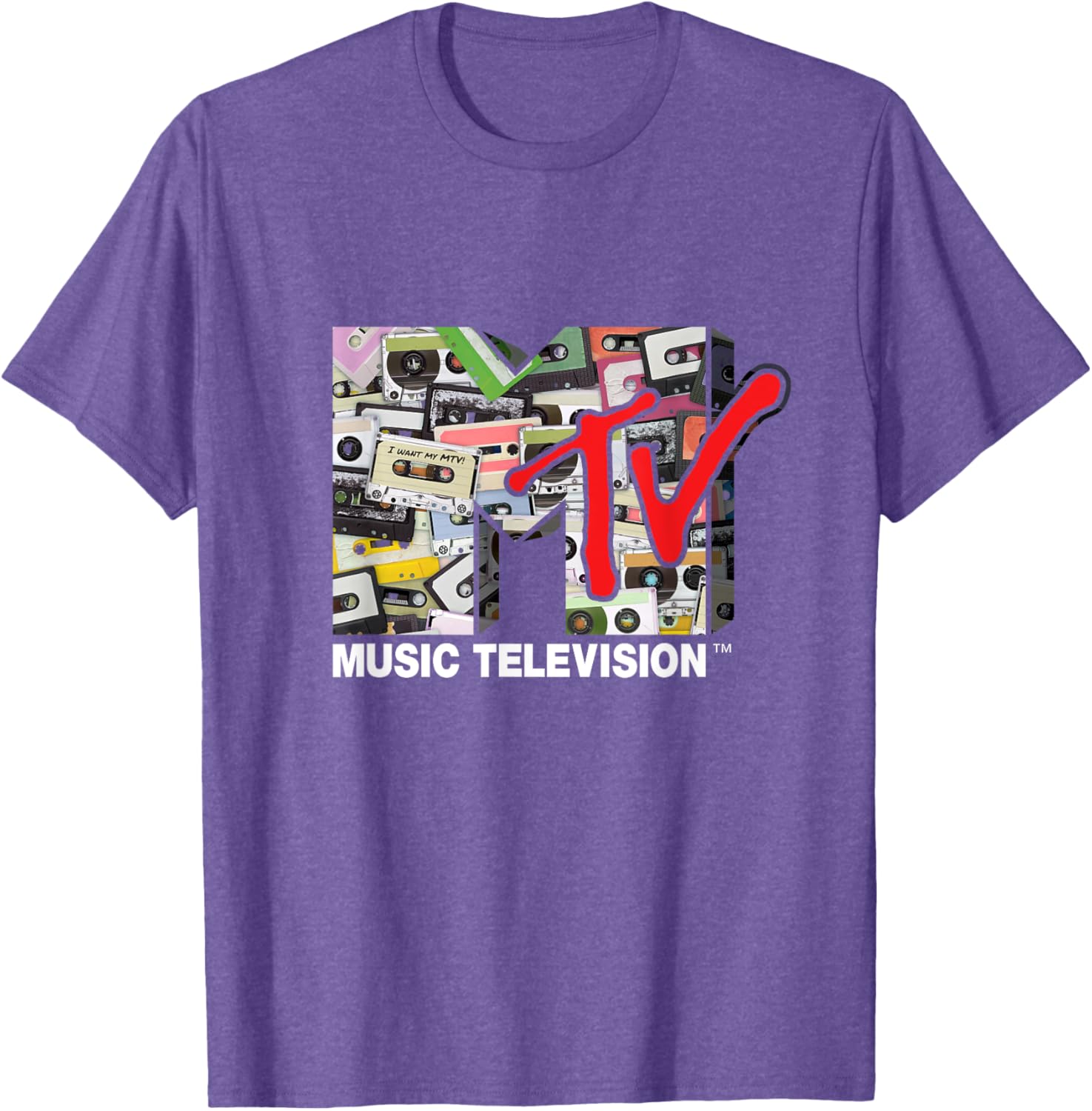Mademark x MTV Retro 80s Cassette Tapes Remix T-Shirt for Vintage Style - 15