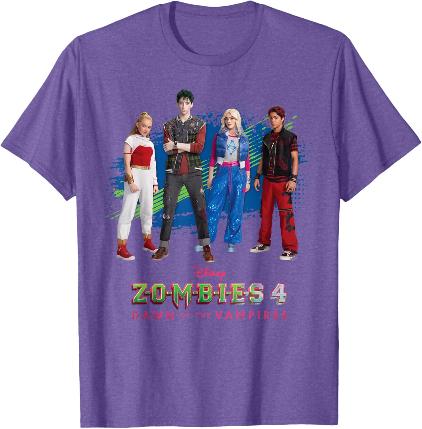 Disney Zombies 4 T-Shirt Featuring Nova, Victor, Zed, and Addison Logo - 15