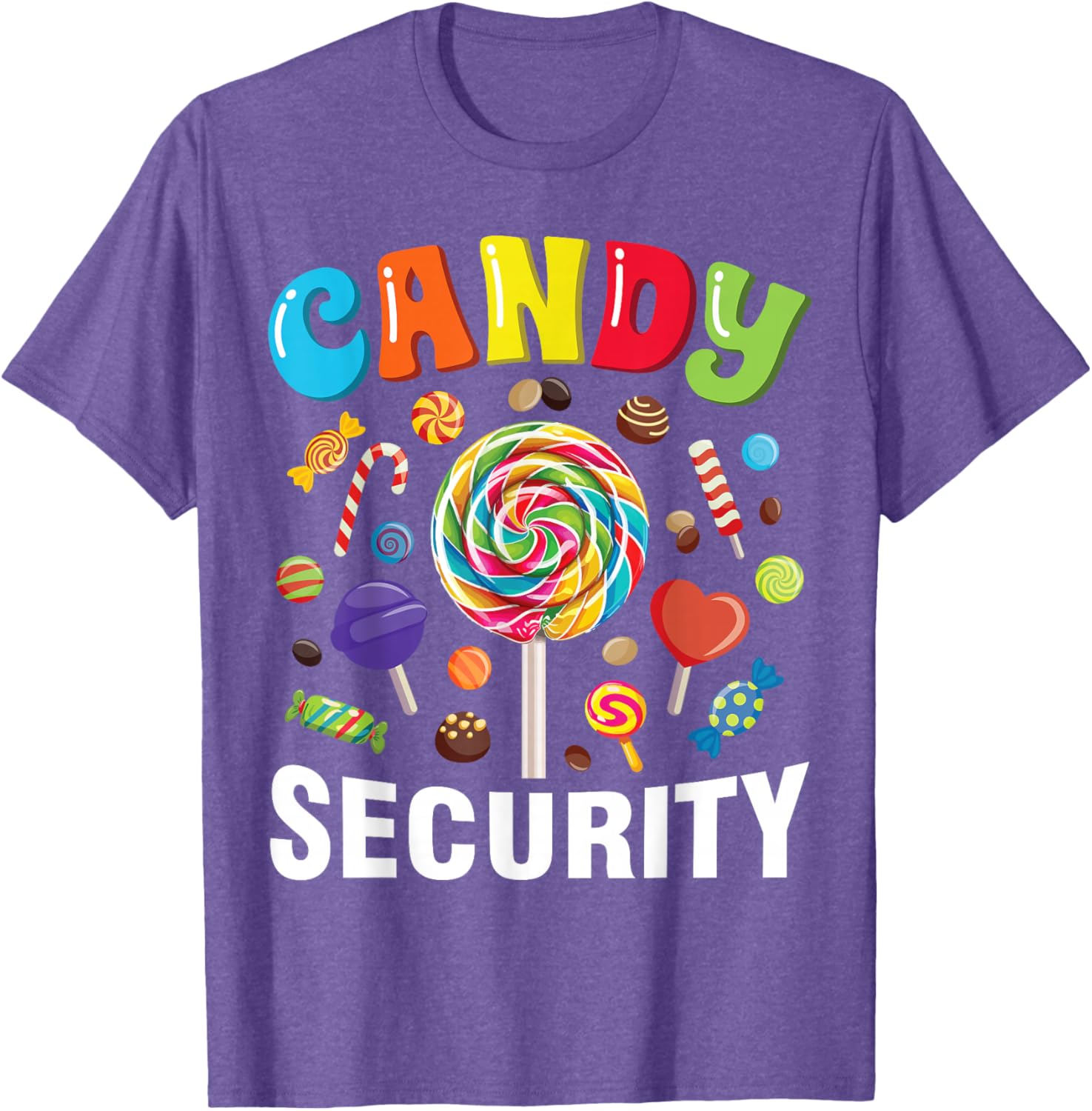 Funny Candy Security Halloween Costume T-Shirt for Spooky Fun - 22