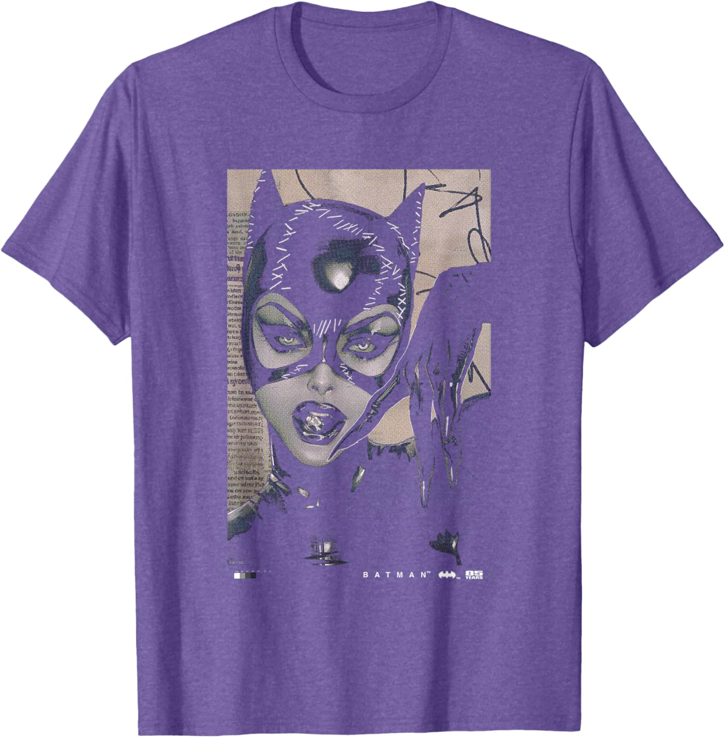 Batman Catwoman 85th Anniversary T-Shirt Vintage Comic Cover Design - 7