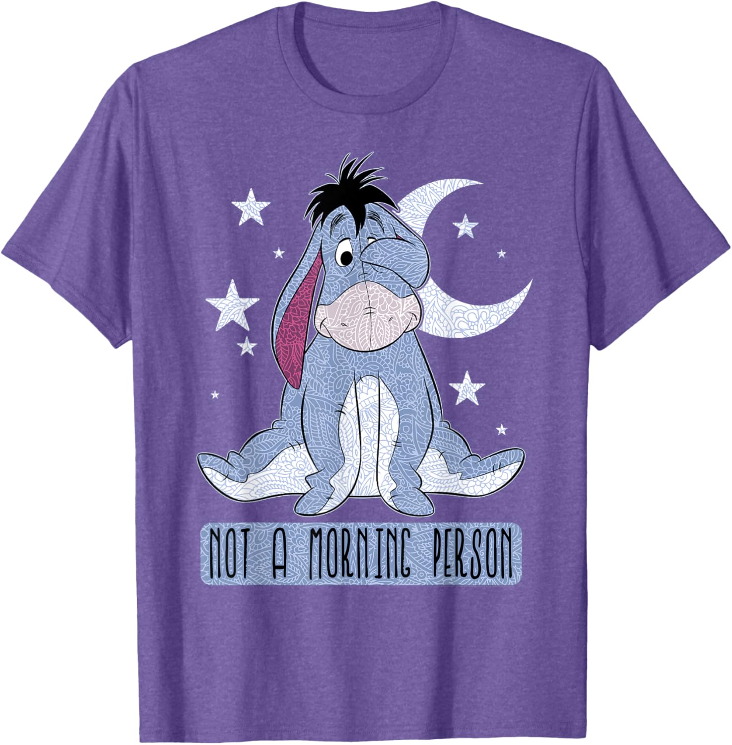 Disney Eeyore Not A Morning Person Short Sleeve T-Shirt for Adults - 2