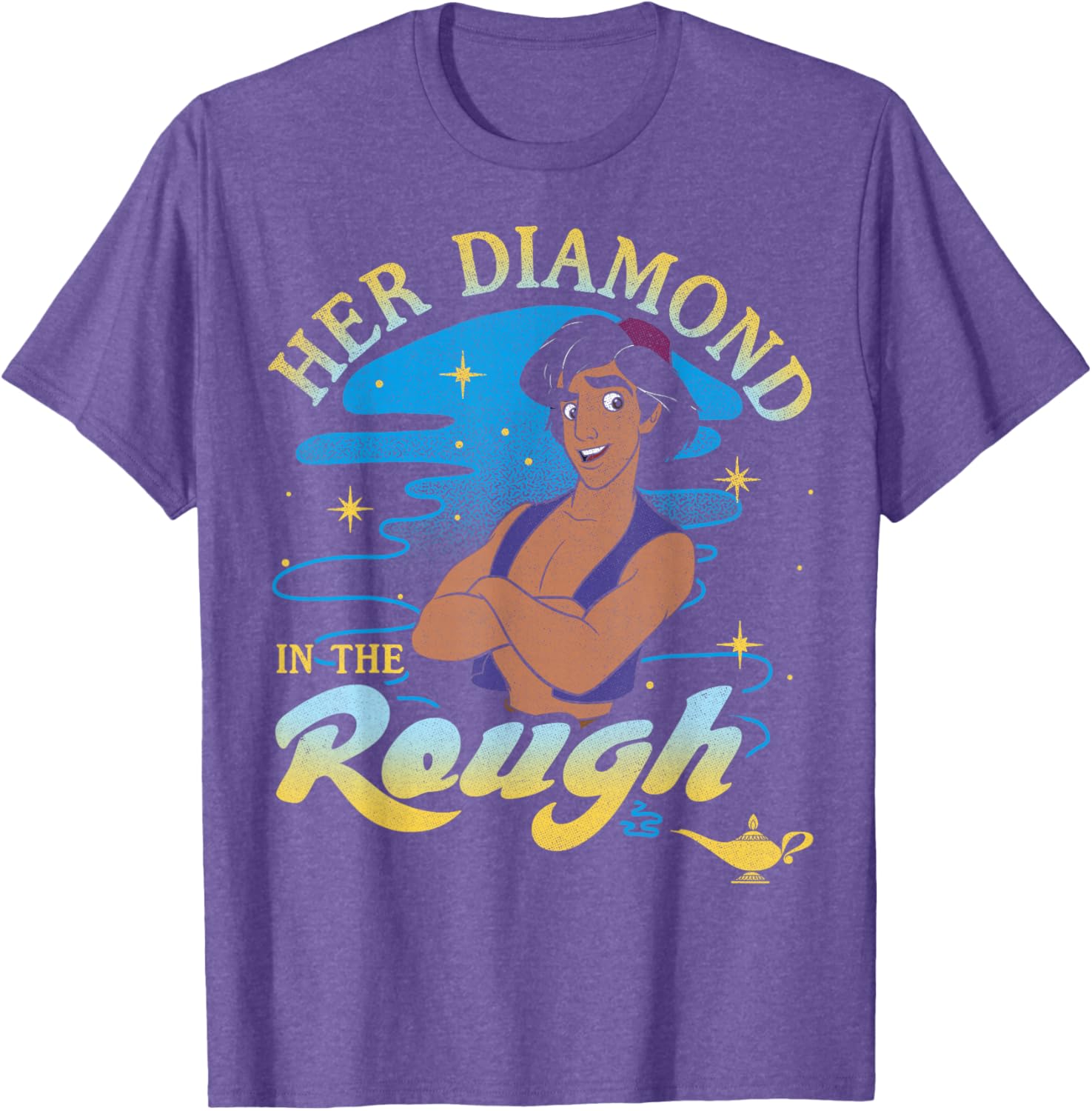 Disney Aladdin Diamond In The Rough Portrait T-Shirt for Fans - 6