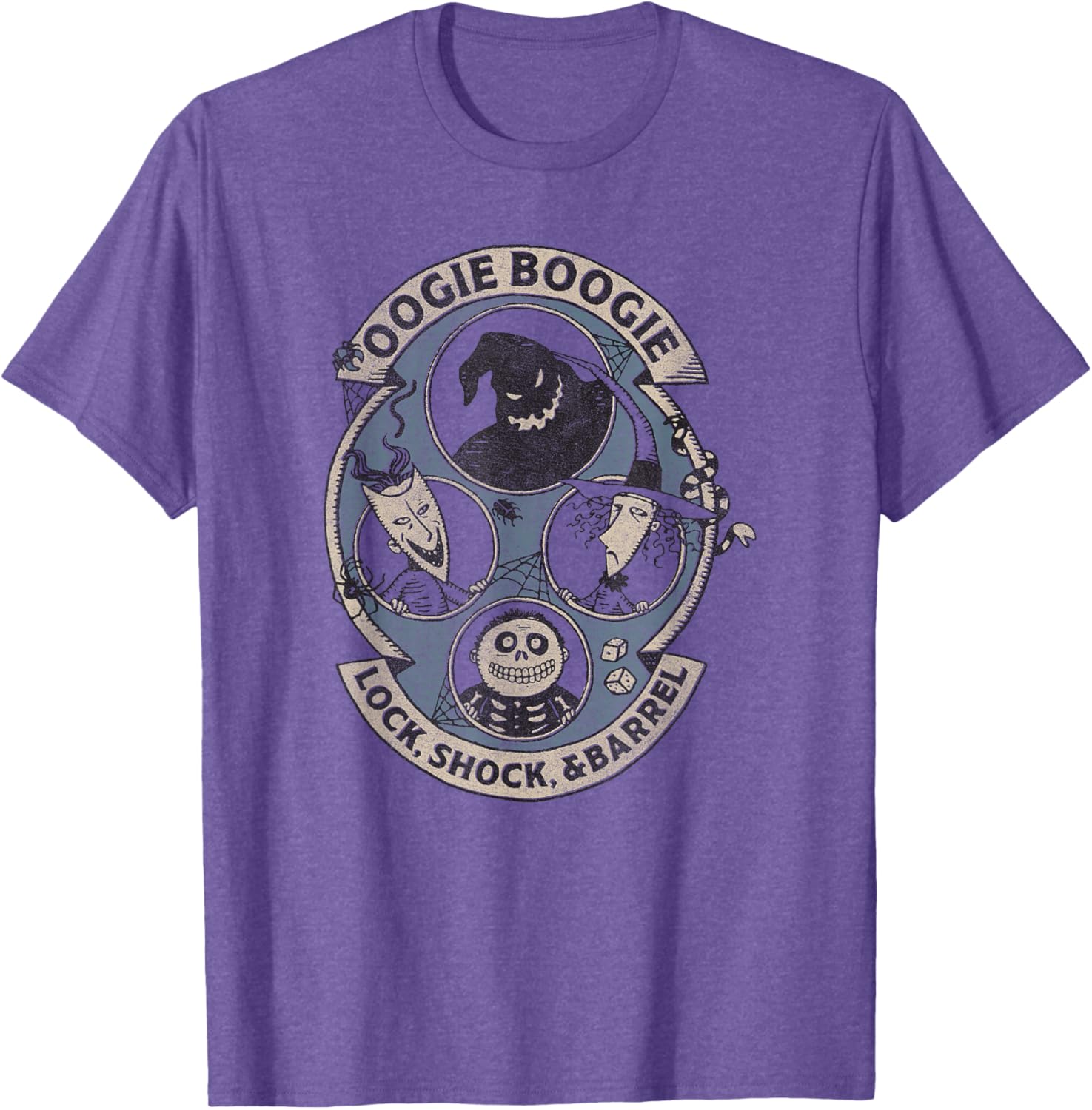 Disney Nightmare Before Christmas Villain Cast T-Shirt for Fans - 3