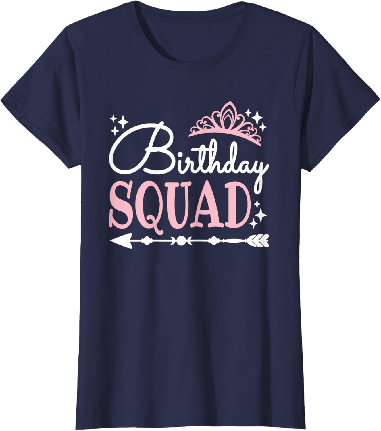 Funny Birthday Squad Bday Queen T-Shirt for Women and Girls - 15
