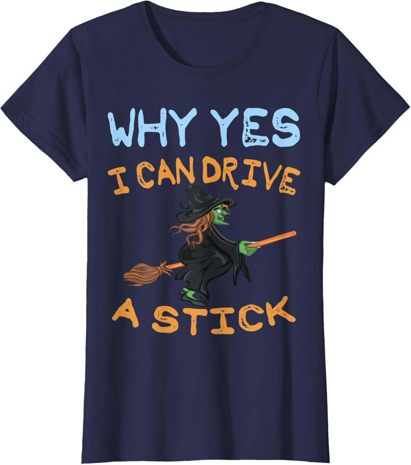 Funny Women's Stick Shift Driving T-Shirt Perfect for Halloween Gift - 5