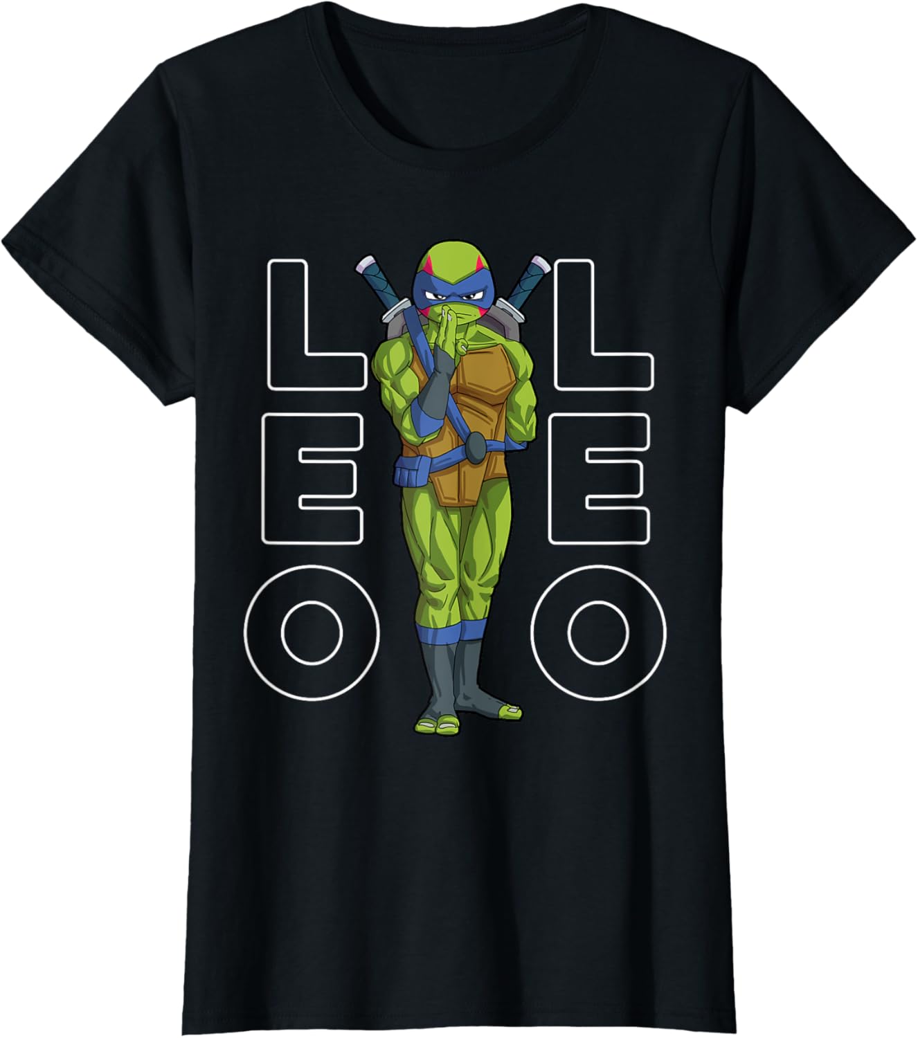 Mademark Teenage Mutant Ninja Turtles Leonardo Ninjutsu Stance T-Shirt - 7