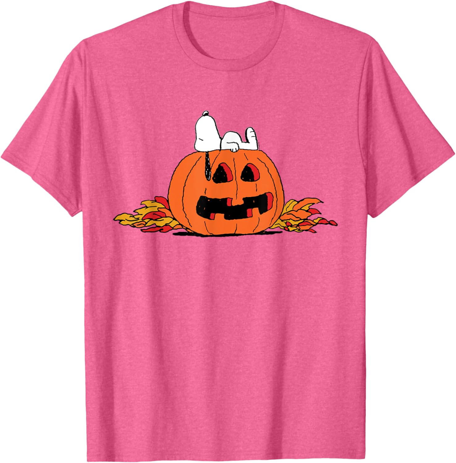 Peanuts Snoopy Lantern Halloween T-Shirt Fun and Festive Apparel - 10