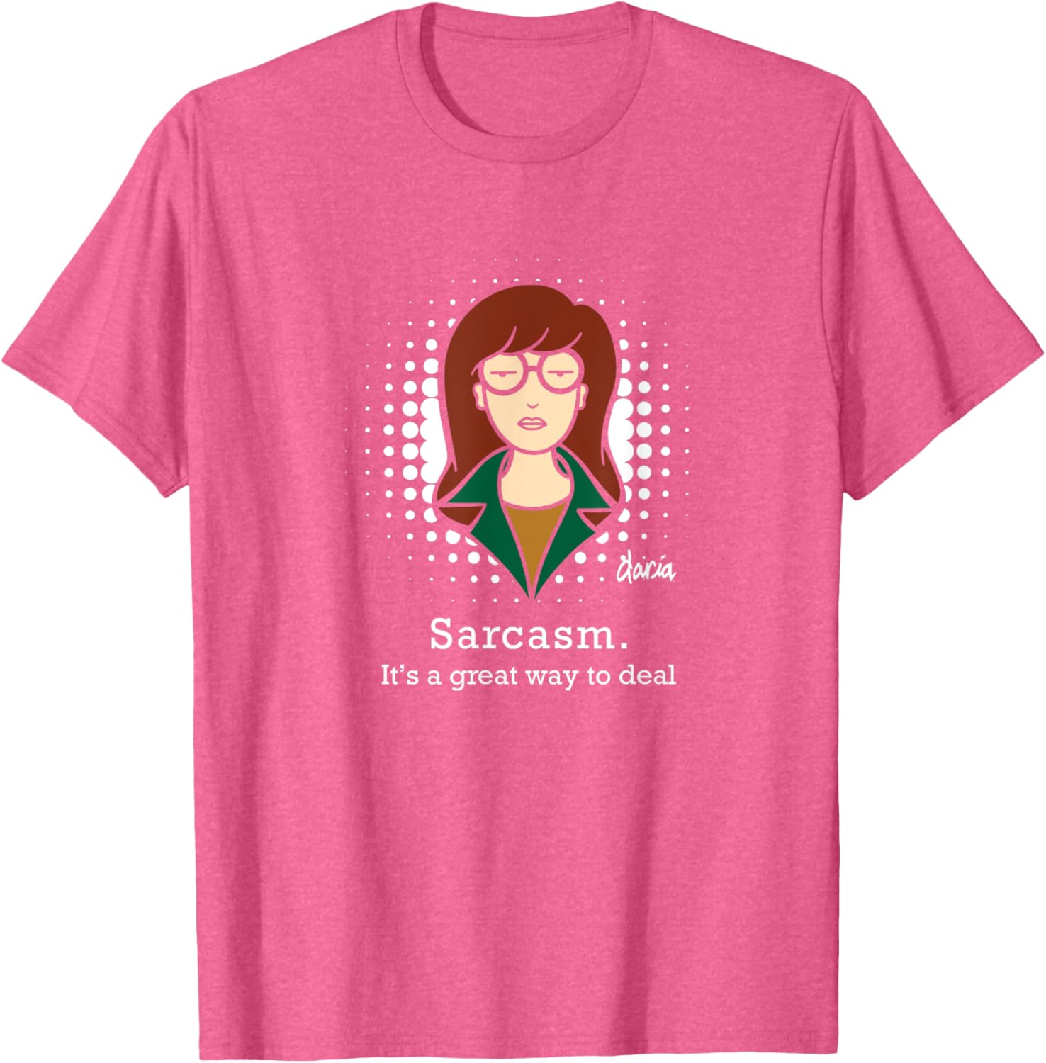 Mademark x Daria Sarcasm T-Shirt Perfect for Humor Lovers and Casual Wear - 25