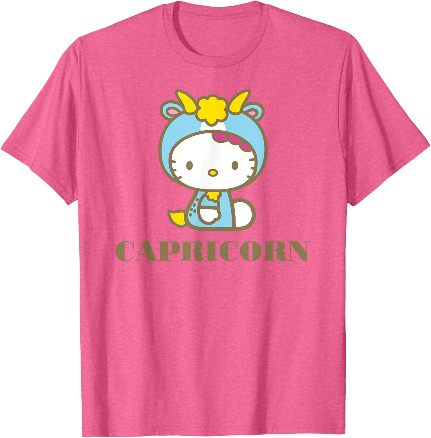 Hello Kitty Capricorn T-Shirt Cute Zodiac Sign Apparel for Fans - 7