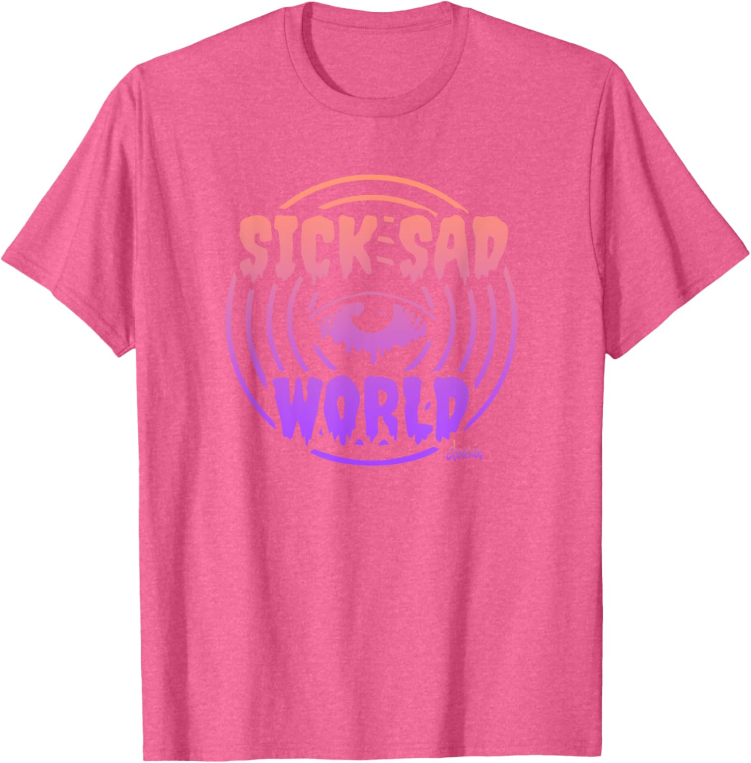 Mademark x Daria Sick Sad World Gradient T-Shirt for Trendy Fashion Lovers - 4