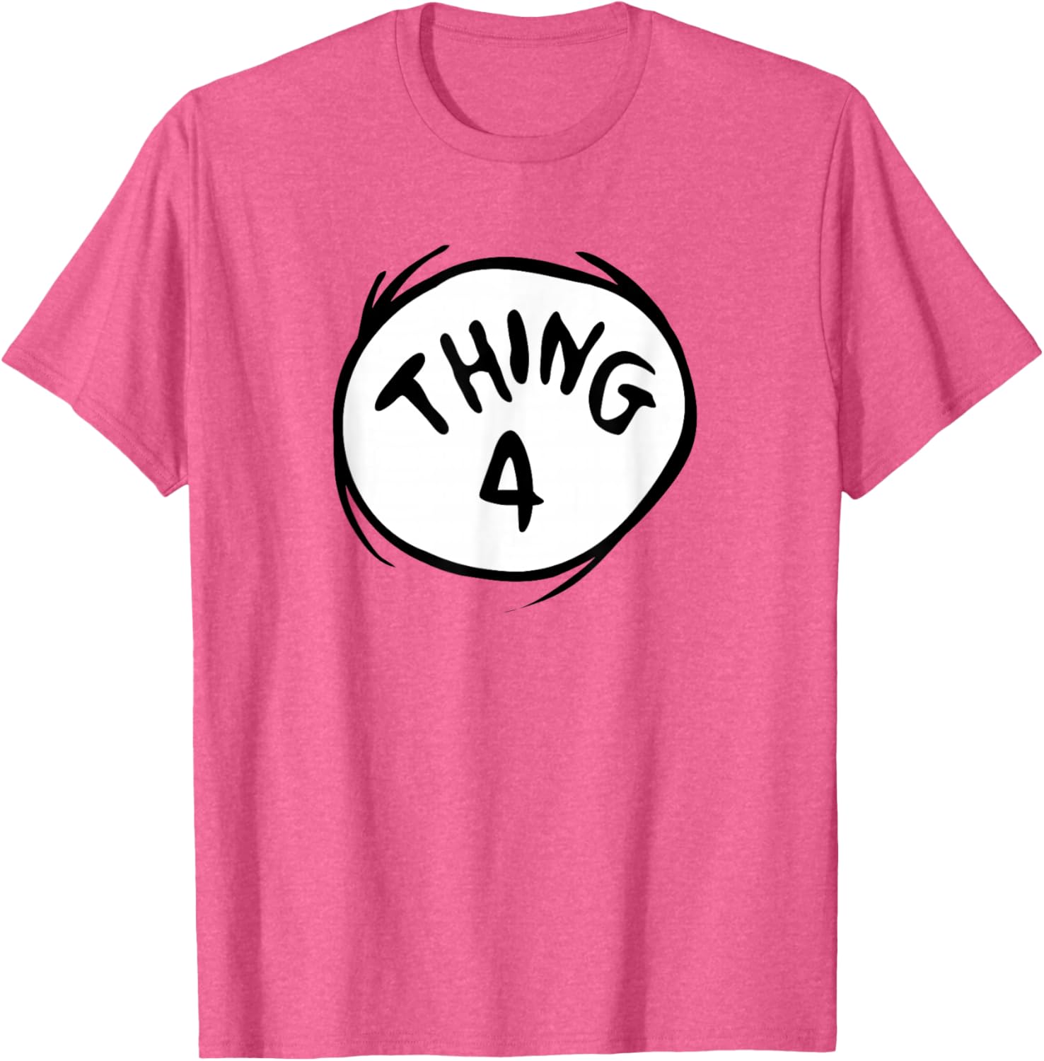 Dr. Seuss Thing 4 Emblem T-Shirt Fun and Colorful Kids Apparel - 5