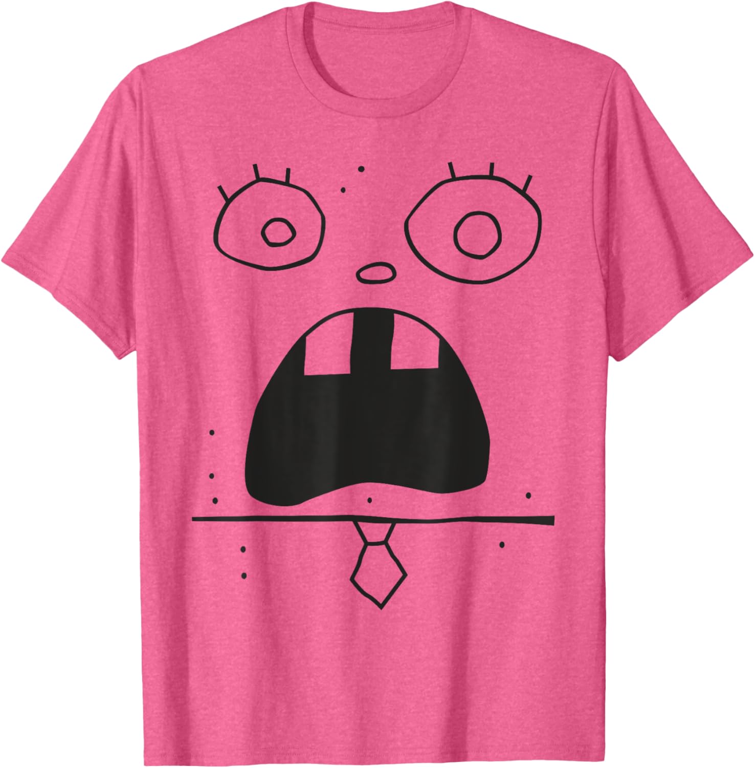 SpongeBob SquarePants Doodle Bob Face Costume T-Shirt for Fun Fans - 2