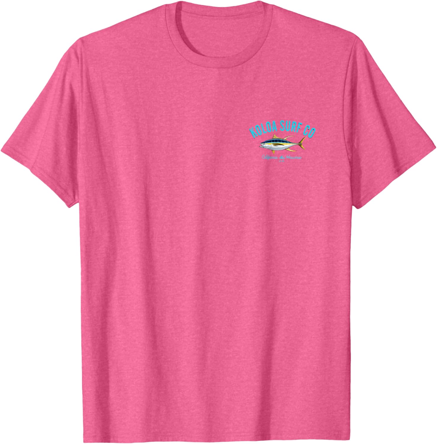 Koloa Surf Yellow Fin Tuna Graphic T-Shirt for Beach Lovers - 10