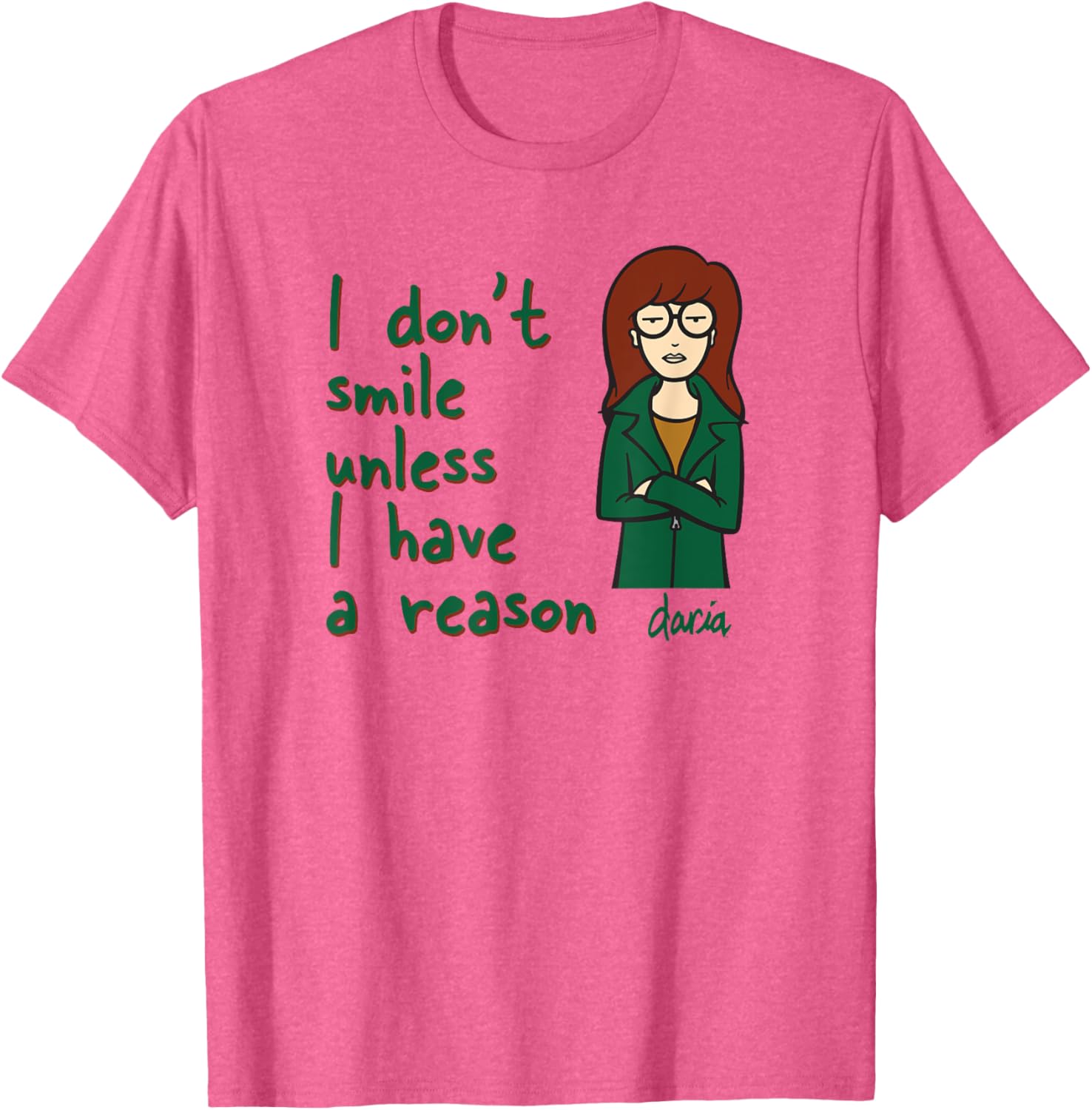 Mademark x Daria I Don't Smile Unless I Have a Reason T-Shirt Guide - 1