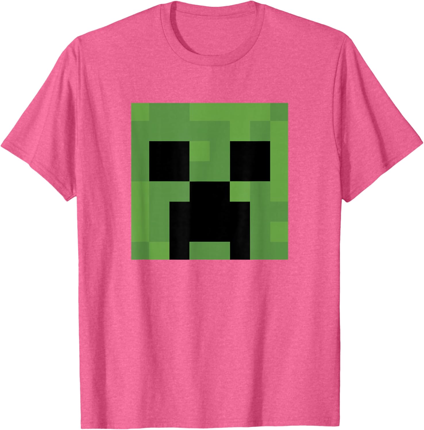 Minecraft Creeper Big Face T-Shirt for Gamers and Fans of All Ages - 3