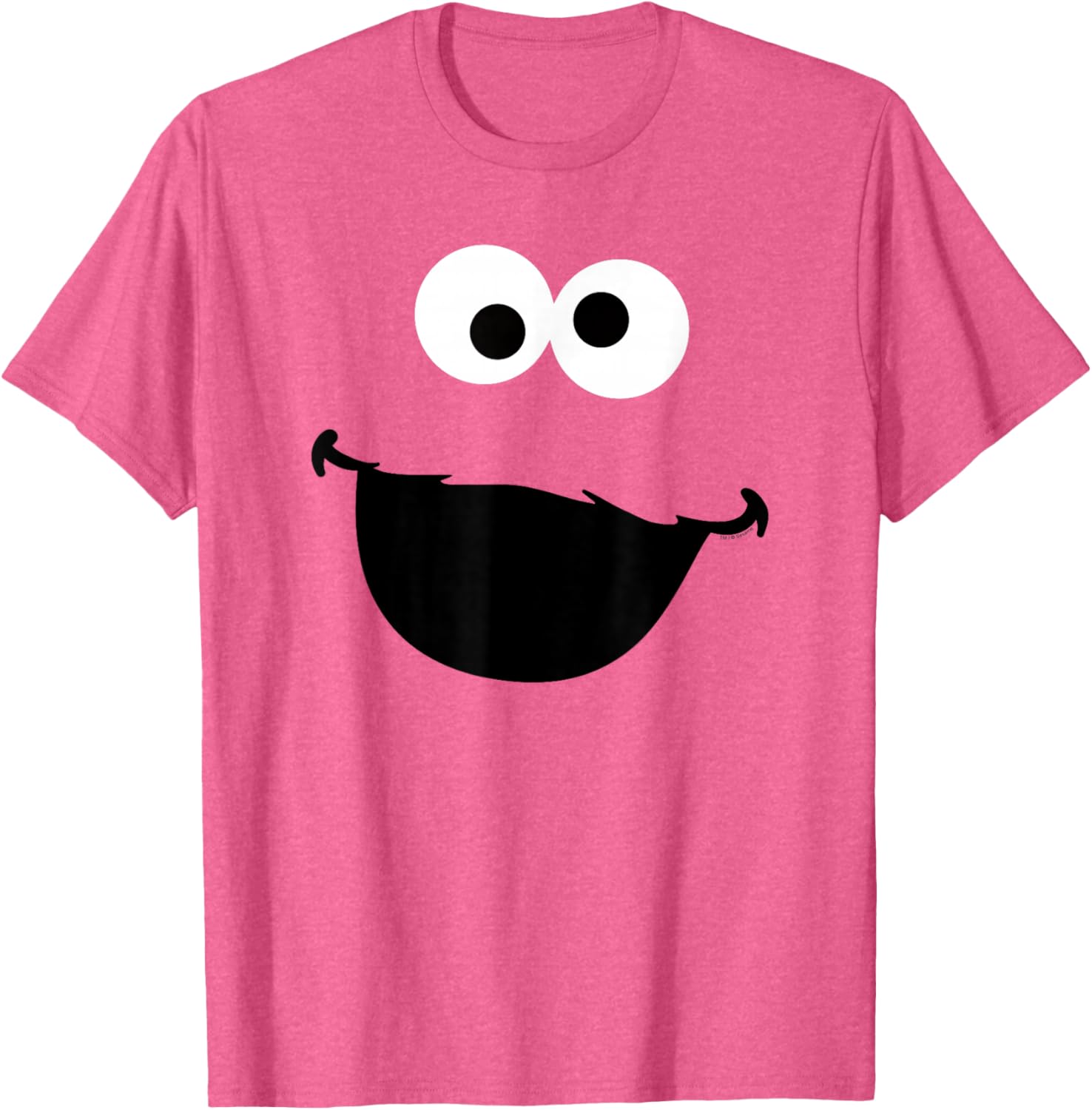 Adorable Sesame Street Cookie Monster Face T-Shirt for Kids and Adults - 3
