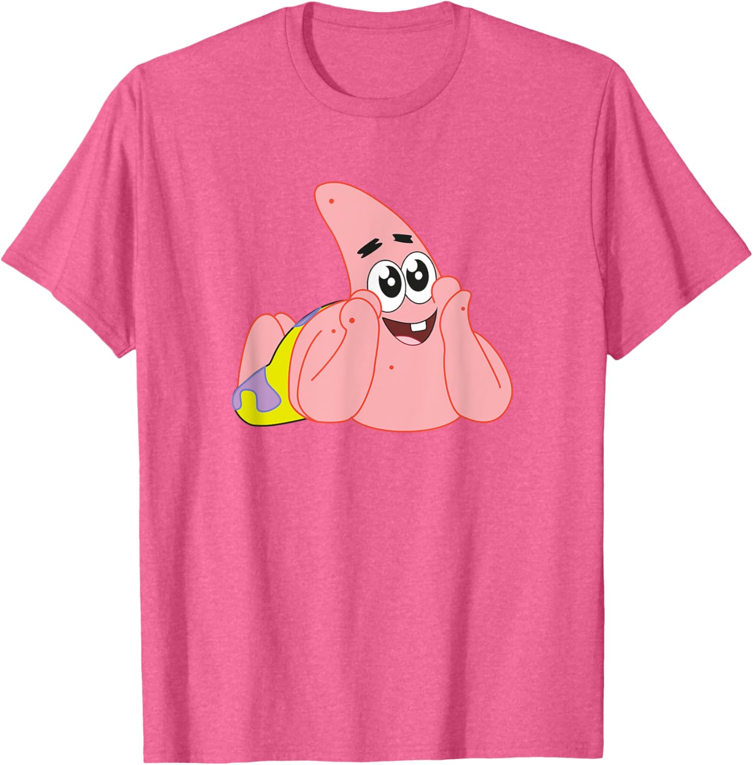 Mademark x SpongeBob Patrick Star Feelin Cute T-Shirt for Fun Style - 8