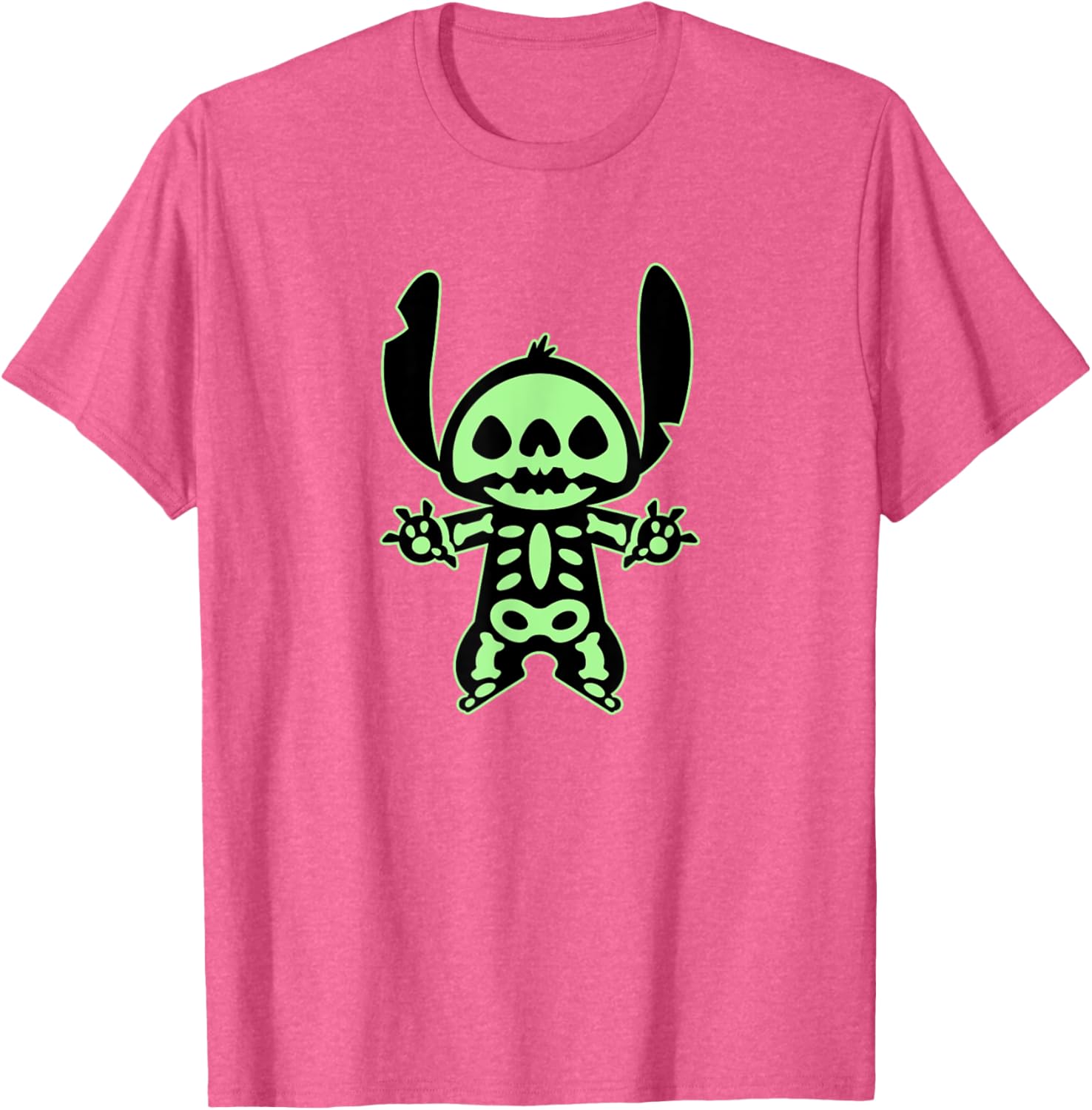 Halloween Neon Stitch T-Shirt for Fun Lilo & Stitch Fans - 5