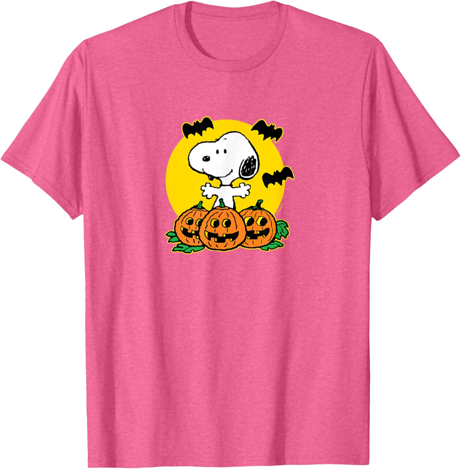 Snoopy Pumpkin Patch Halloween T-Shirt for Peanuts Fans - Fun Apparel - 3
