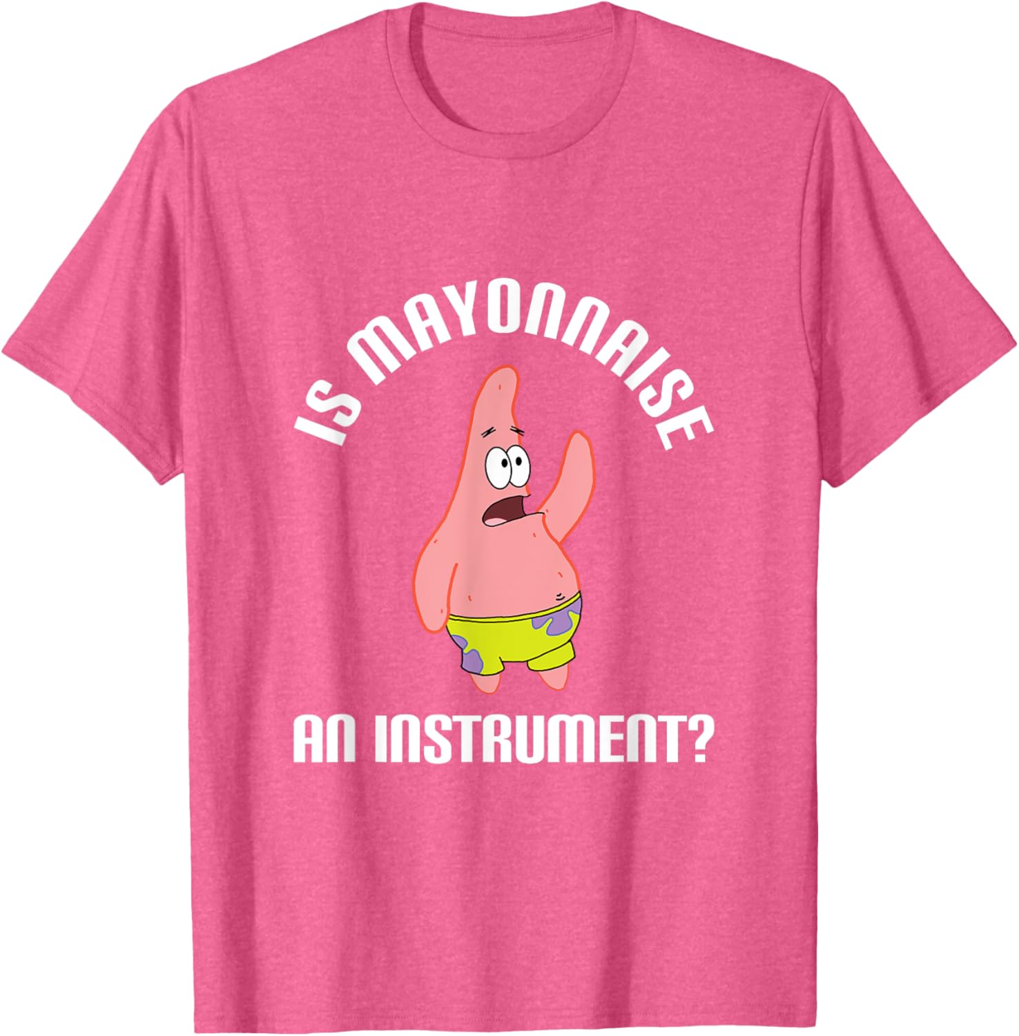Mademark SpongeBob SquarePants Mayonnaise Instrument T-Shirt for Fans - 24