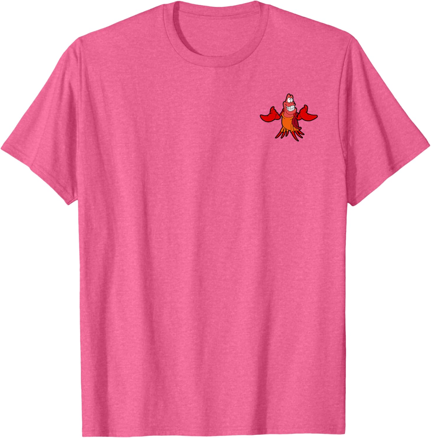 Disney The Little Mermaid Sebastian Crab Pocket Icon T-Shirt for Fun Style - 10