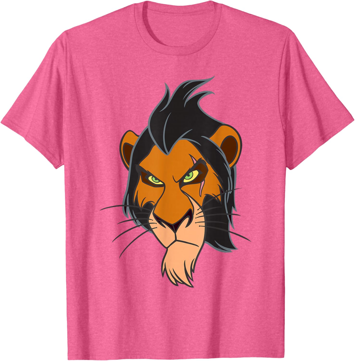 Disney Scar Big Face Costume T-Shirt for Lion King Fans - 7