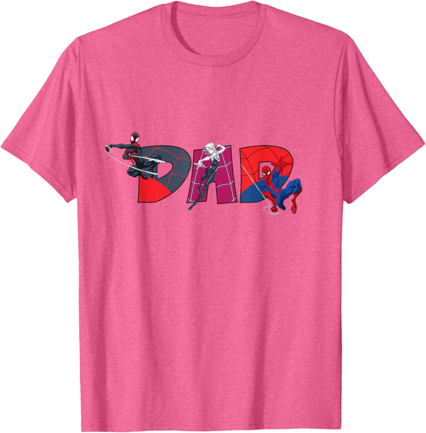 Marvel Spider-Man Trio Dad T-Shirt Perfect for Father's Day and Family Trips - 6