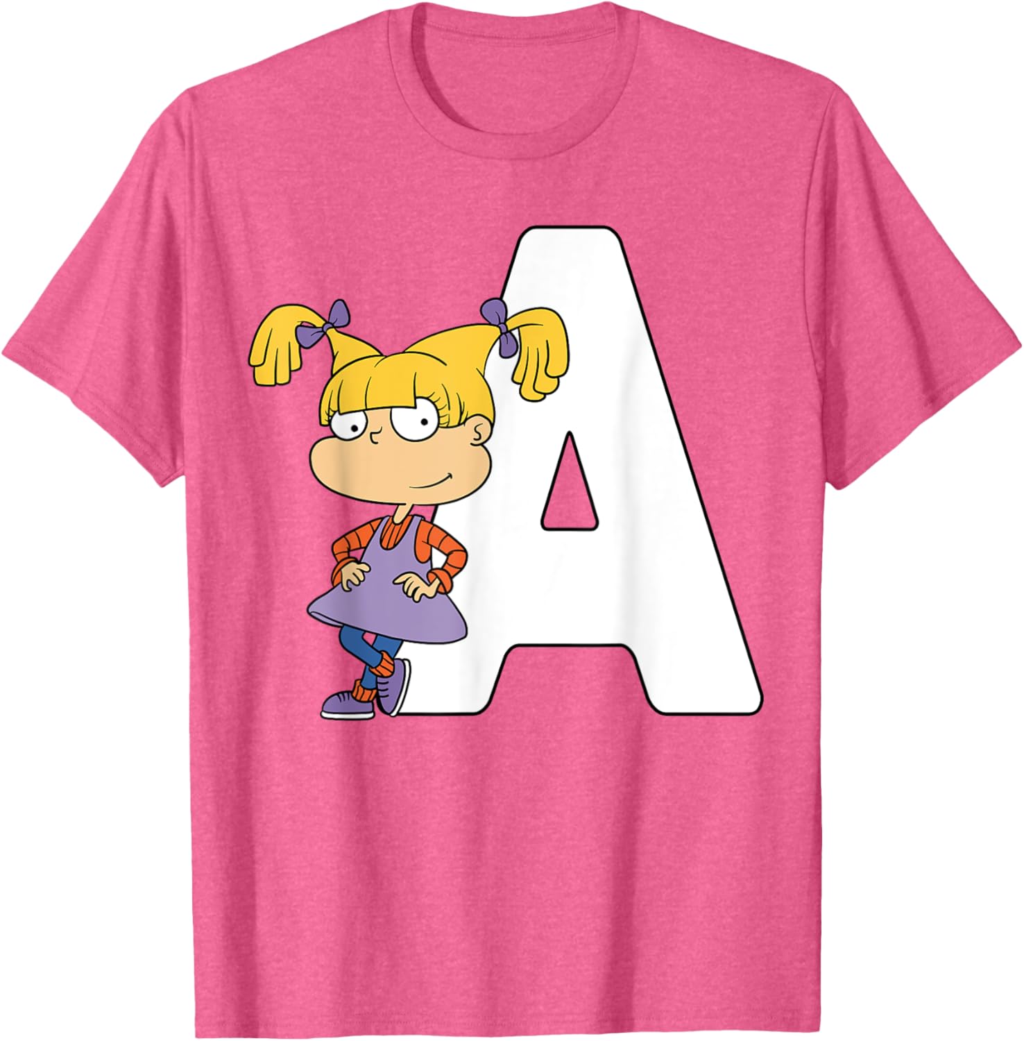 Mademark x Rugrats Angelica Pickles The Girl with an A T-Shirt for Fans - 25