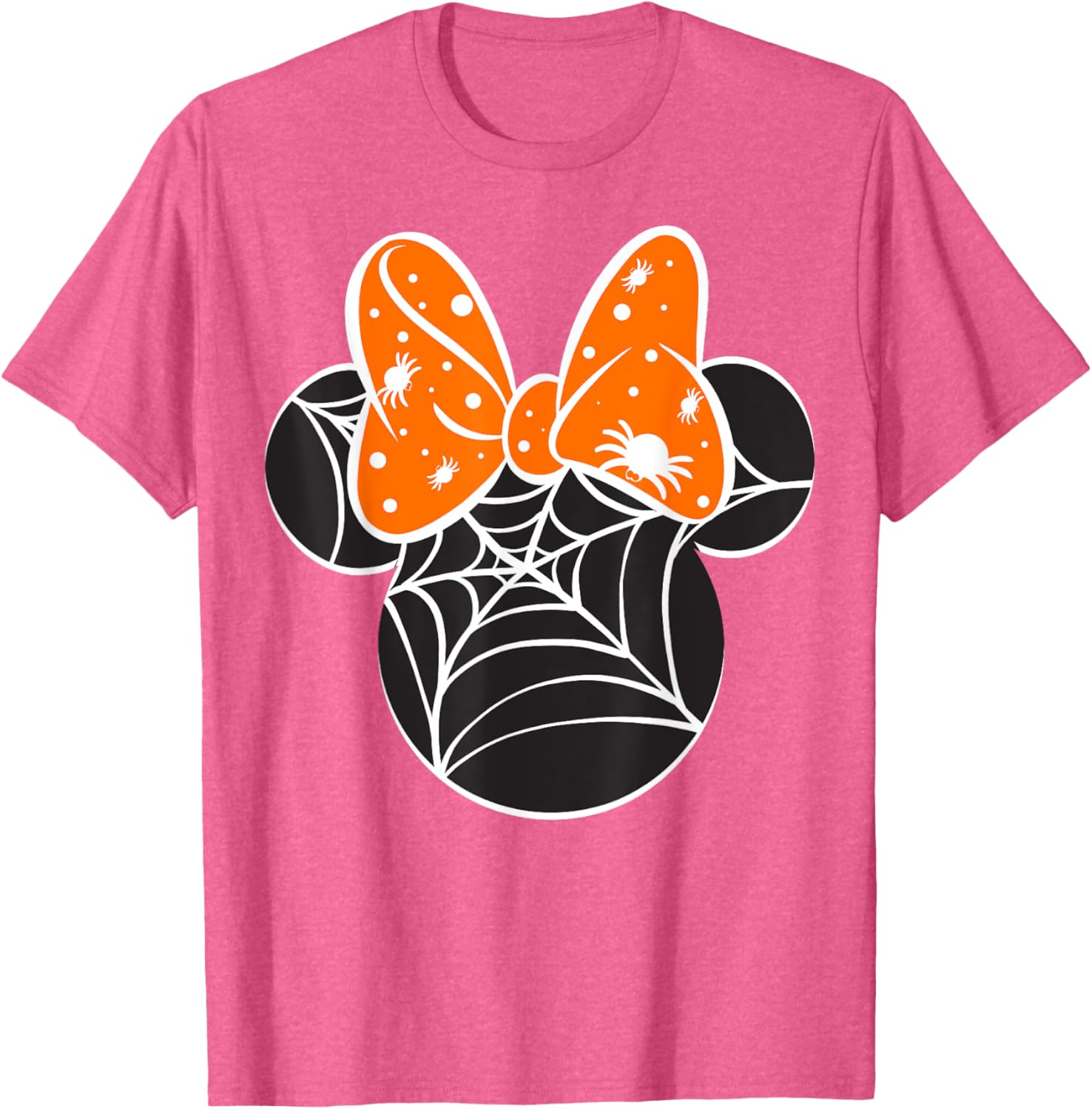 Disney Mickey and Friends Halloween Minnie Spider Web Logo T-Shirt - 6