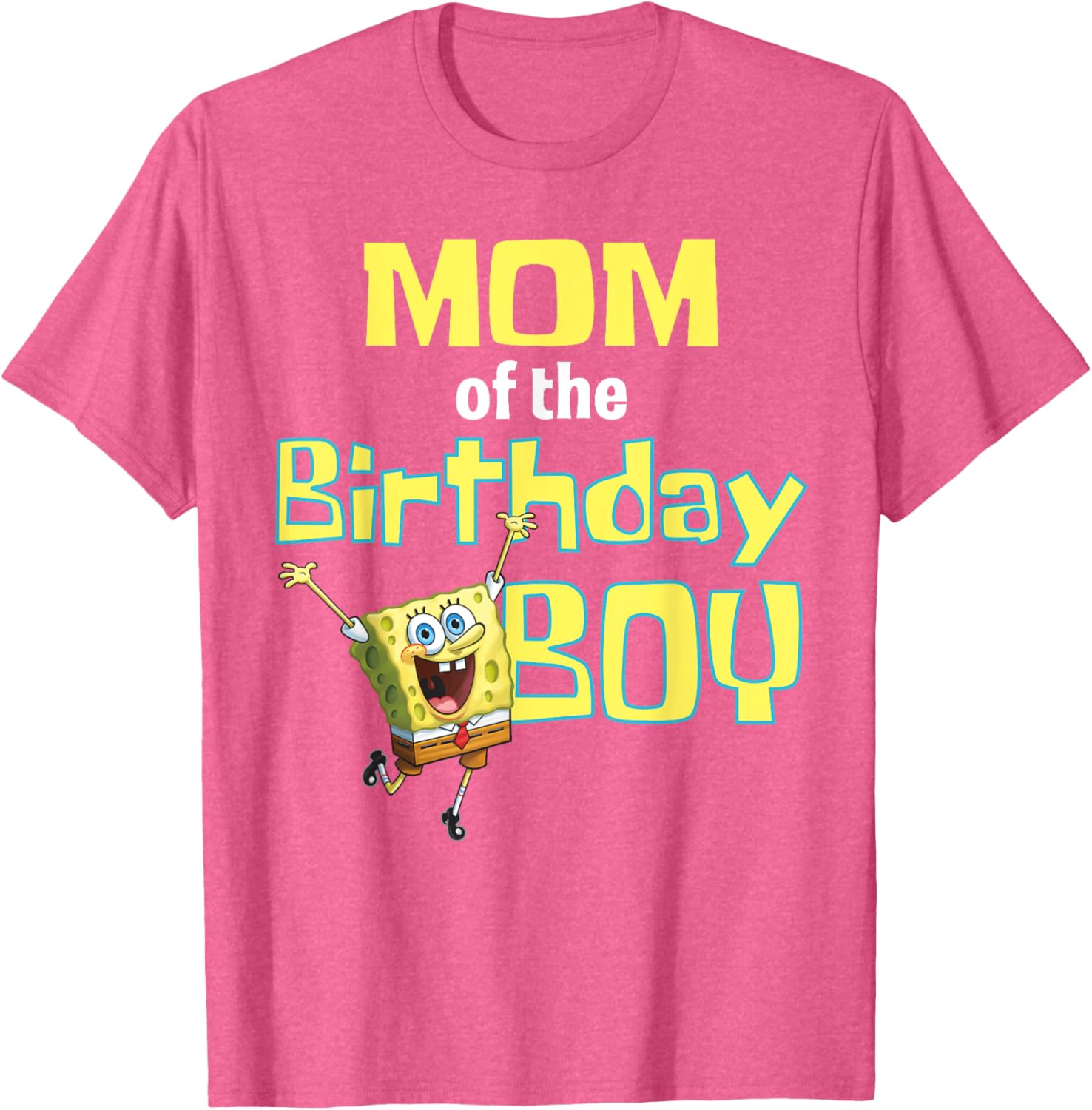 SpongeBob SquarePants Mom Of The Birthday Boy T-Shirt Perfect Gift - 23