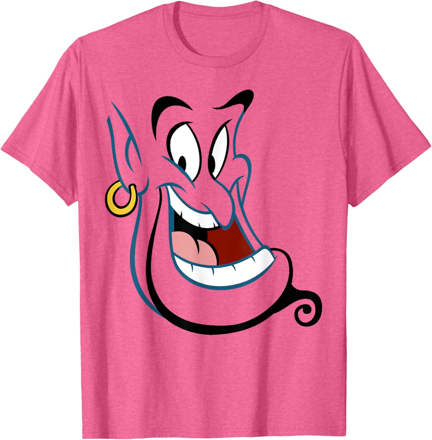Disney Aladdin Genie Big Face Costume T-Shirt for Fun Magic Adventures - 6
